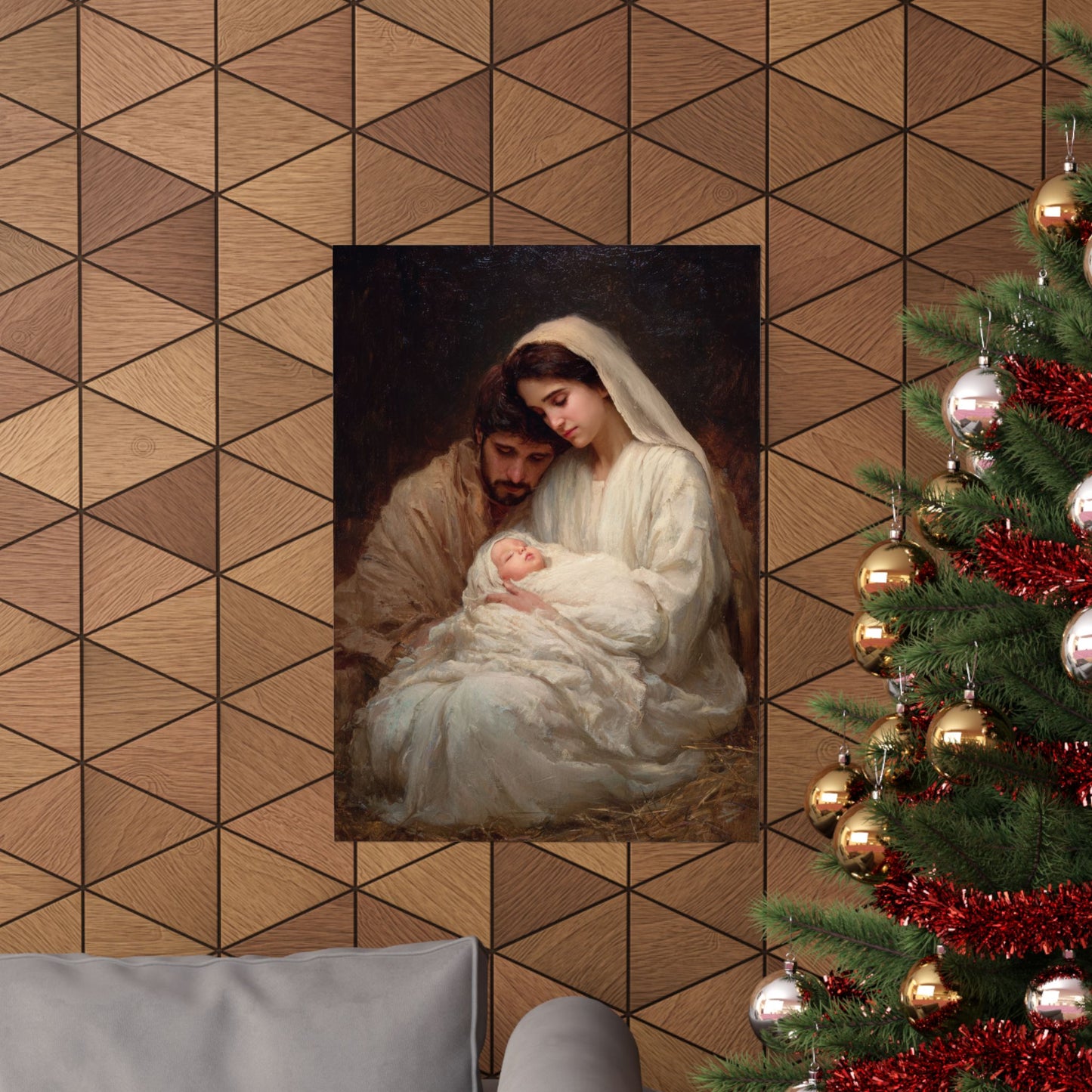 The Quiet Kingdom of the Holy Family - Sanctified Souls Print - Multiple Sizes - Premium Matte Vertical Posters