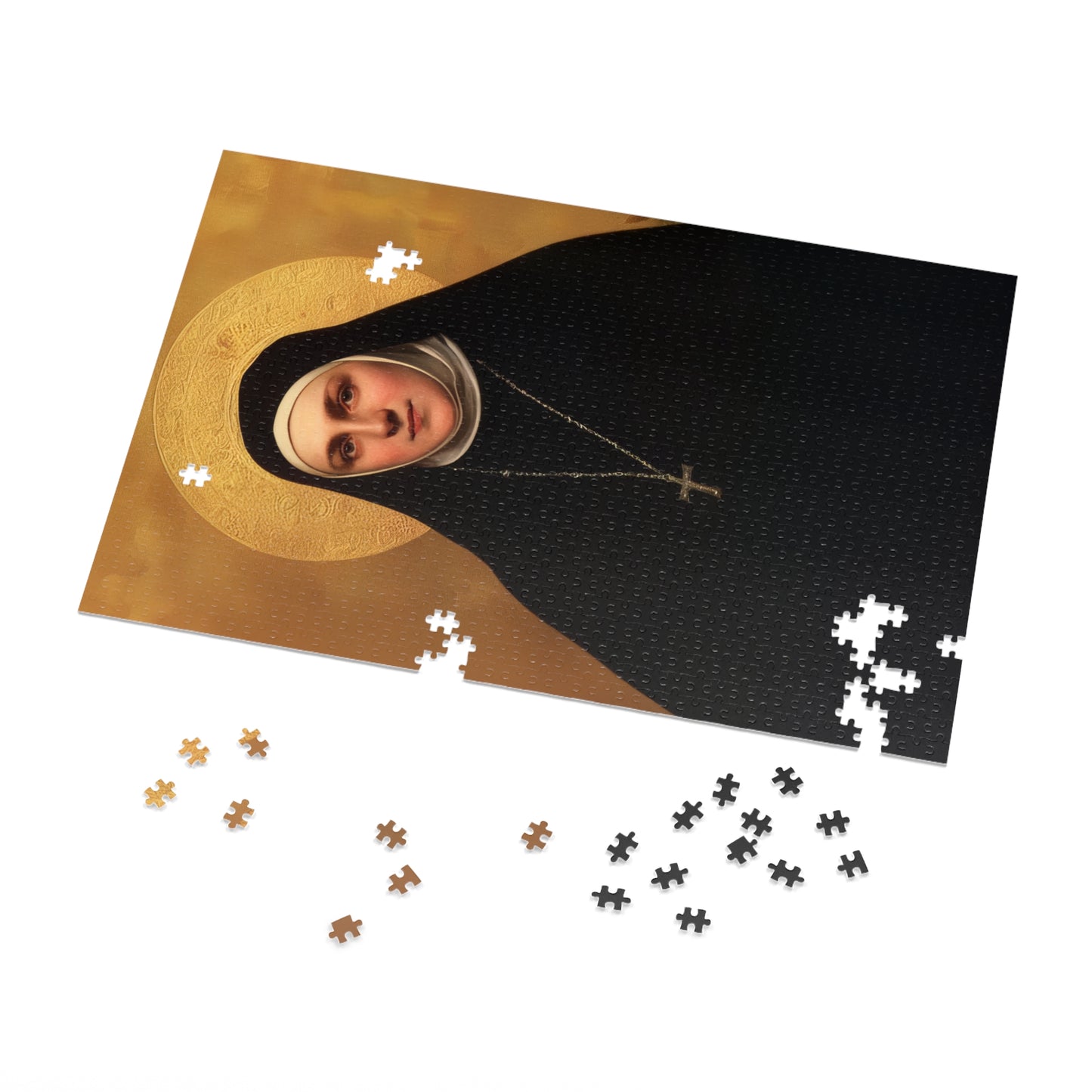 Saint Geltrude Caterina Comensoli - Puzzle & Keepsake Tin - Religious Jigsaw Puzzle (30, 110, 252, 500,1000-Piece)