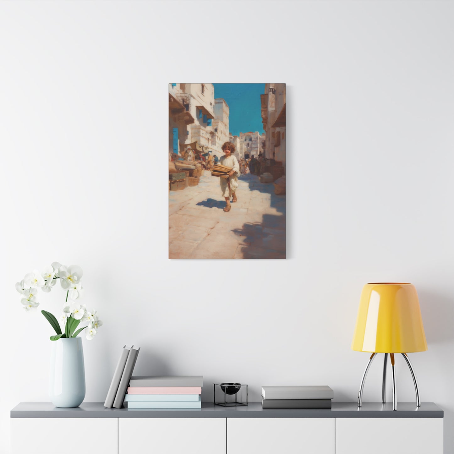 Nazareth and the Hidden Light of Christ - Gallery Wrapped Canvas - Print - Religious Art for your Home - Catholic Art