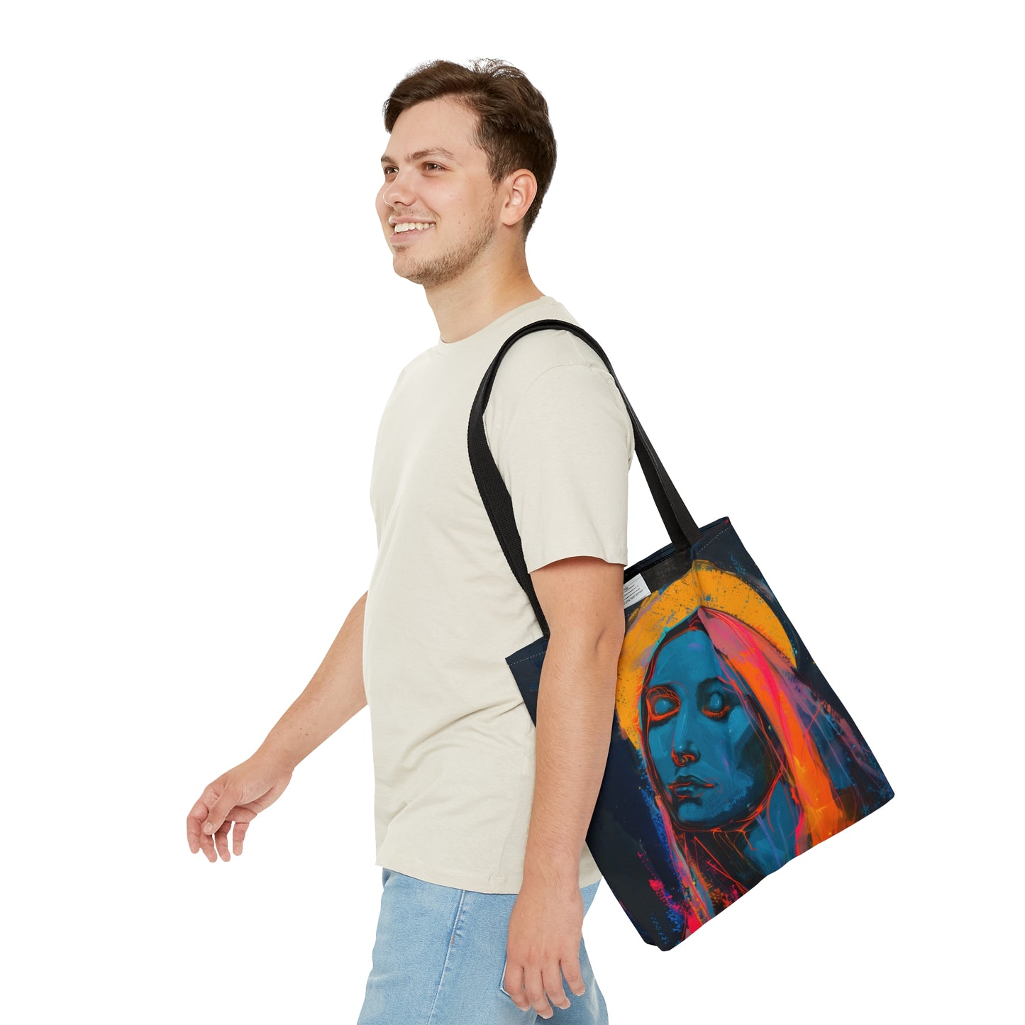 Mary, Mother of God _ Mother of Eternal Wisdom Tote Bag - Large Medium Small Faith Art Bag - Catholic Faith Purse - Religious Carry All