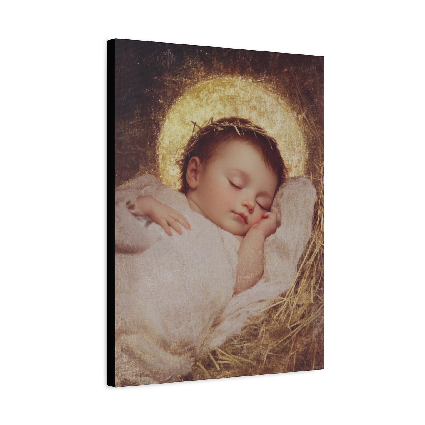 The Christ Child Born Into the Quiet of the World - Gallery Wrapped Canvas - Print - Religious Art for your Home - Catholic Art Print