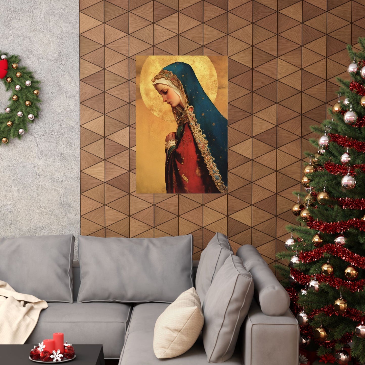 Our Lady of Mercy / Our Lady of Ransom -  Catholic Art - Multiple Sizes - Premium Posters - Catholic Art - Christian Home - Mother Mary