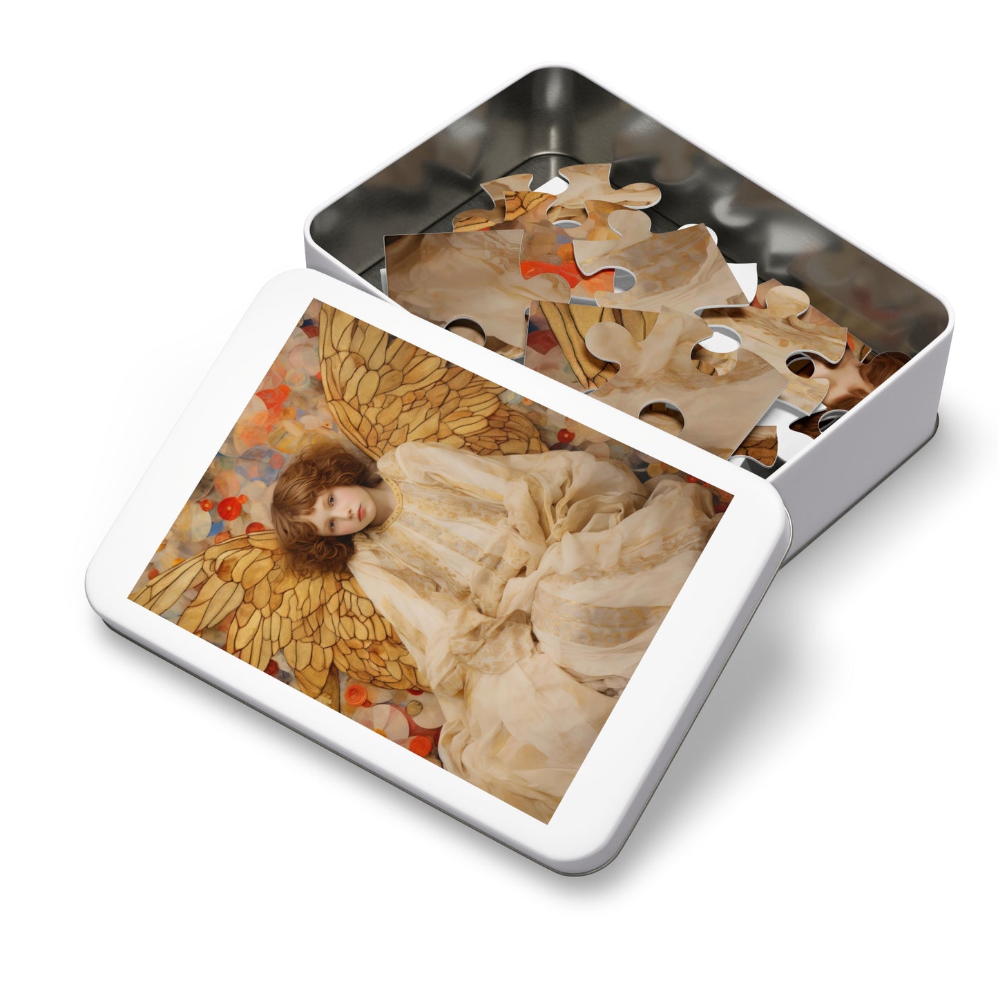 Guiding Light - Puzzle and Keepsake Tin - Religious Jigsaw Puzzle (30, 110, 252, 500,1000-Piece) - Religious Puzzle - Guardian Angel
