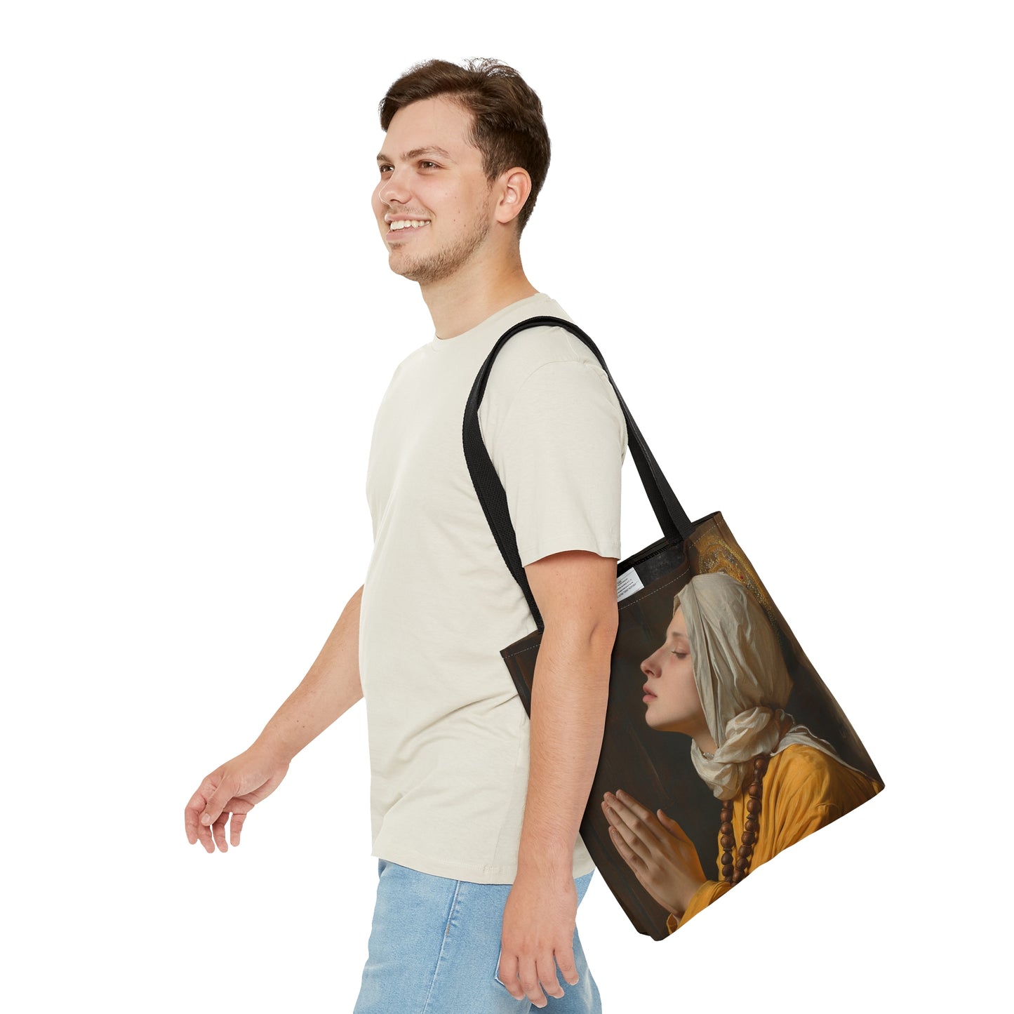 Saint Yvette of Huy - Purse - Three sizes - Large Medium Small Faith Art Bag - Catholic purse - Double Sided - Patron Saint Artwork