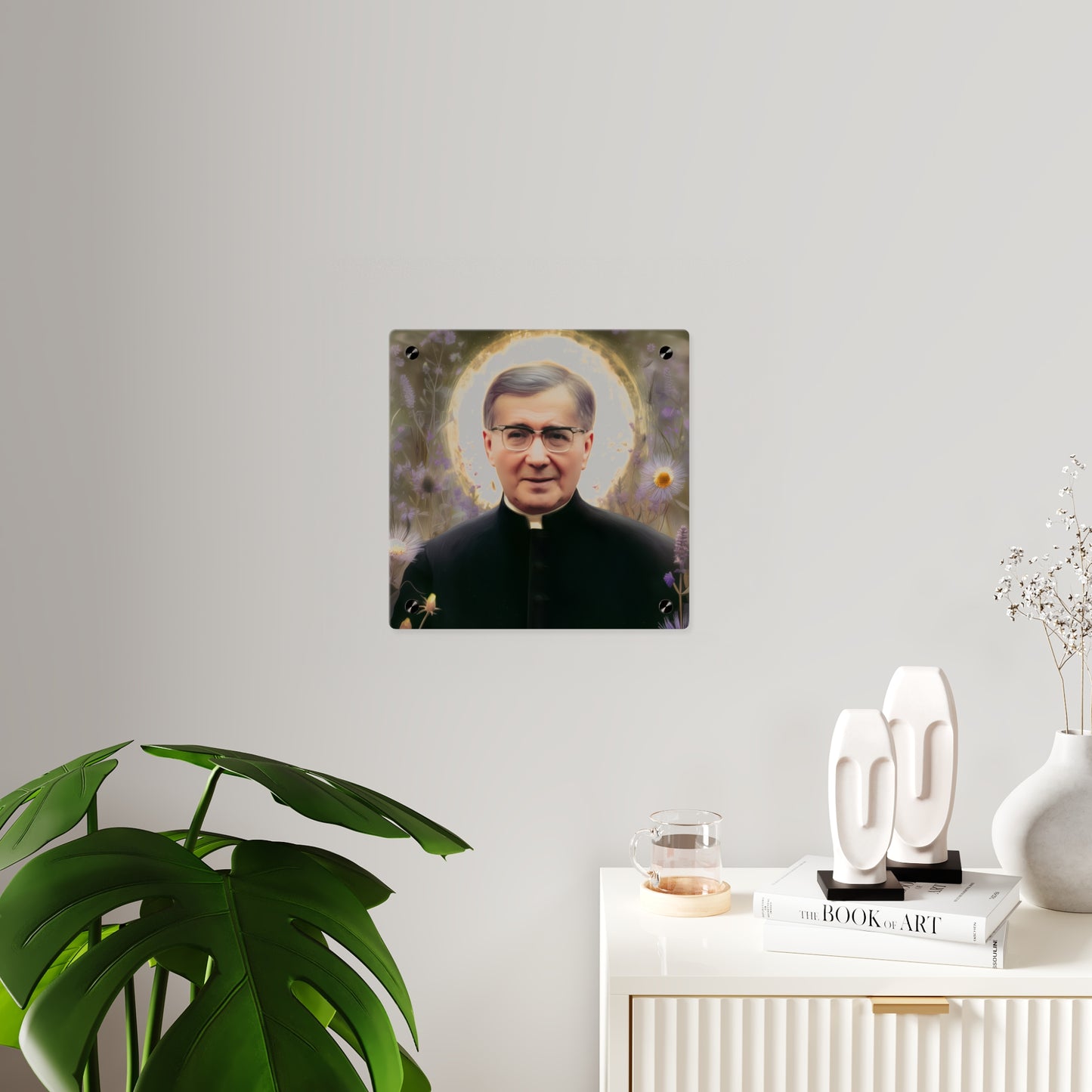 Saint Josemaría Escrivá de Balaguer Acrylic Wall Art Panel - Ready to Hang Acrylic Print - Catholic Saint Art