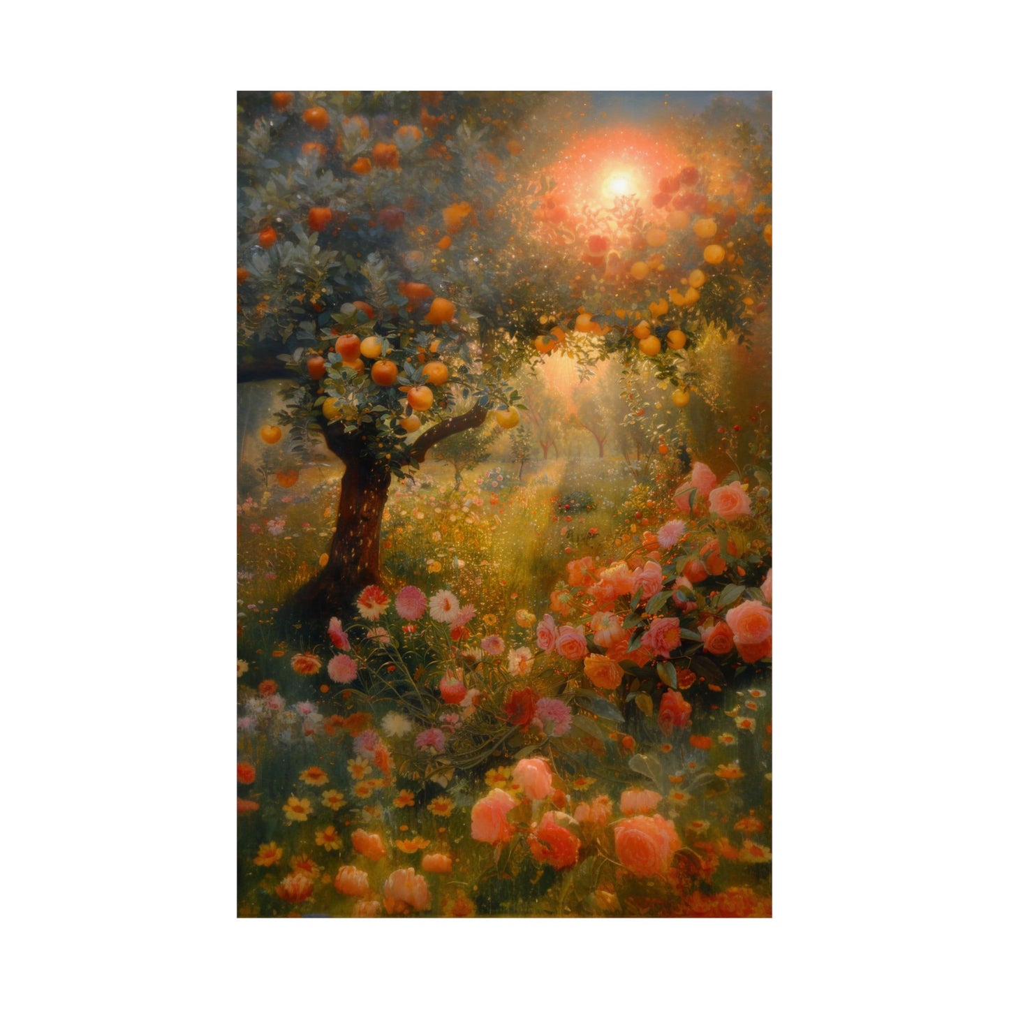 Eden in the Morning of the World - Sanctified Souls Print - Multiple Sizes - Premium Matte Vertical Posters
