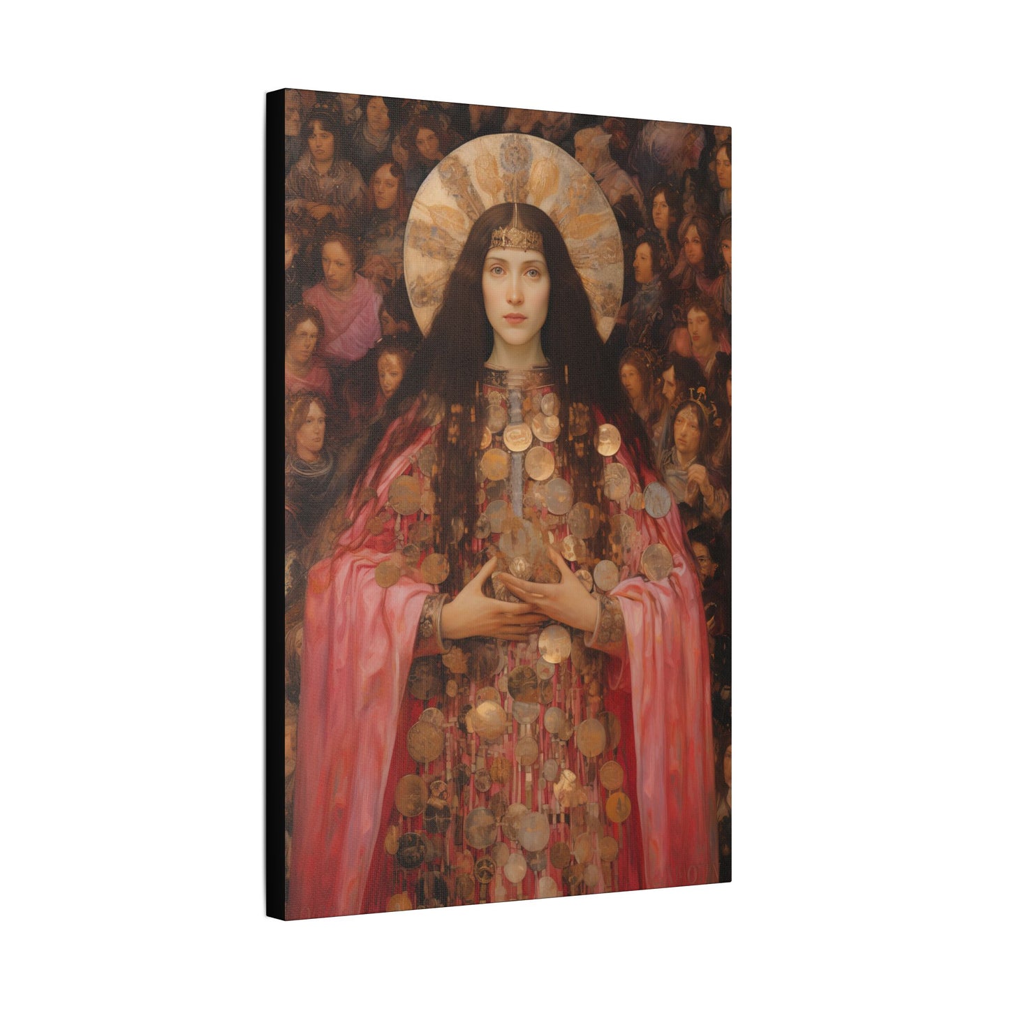 Saint Praxedes Canvas Print - Multiple Sizes - Catholic Home art - Gallery Wrapped Canvas - Sanctified Souls Print