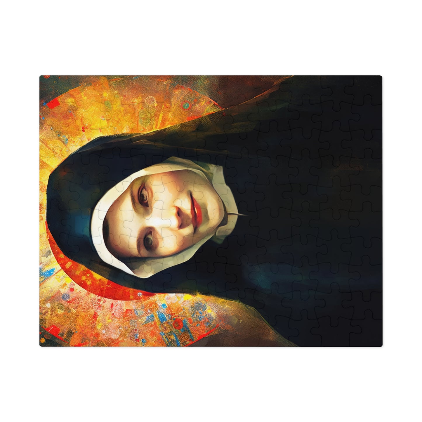 Saint Maria Faustina Kowalska - Puzzle and Keepsake Tin - Religious Jigsaw Puzzle (30, 110, 252, 500,1000-Piece) - Religious Puzzle