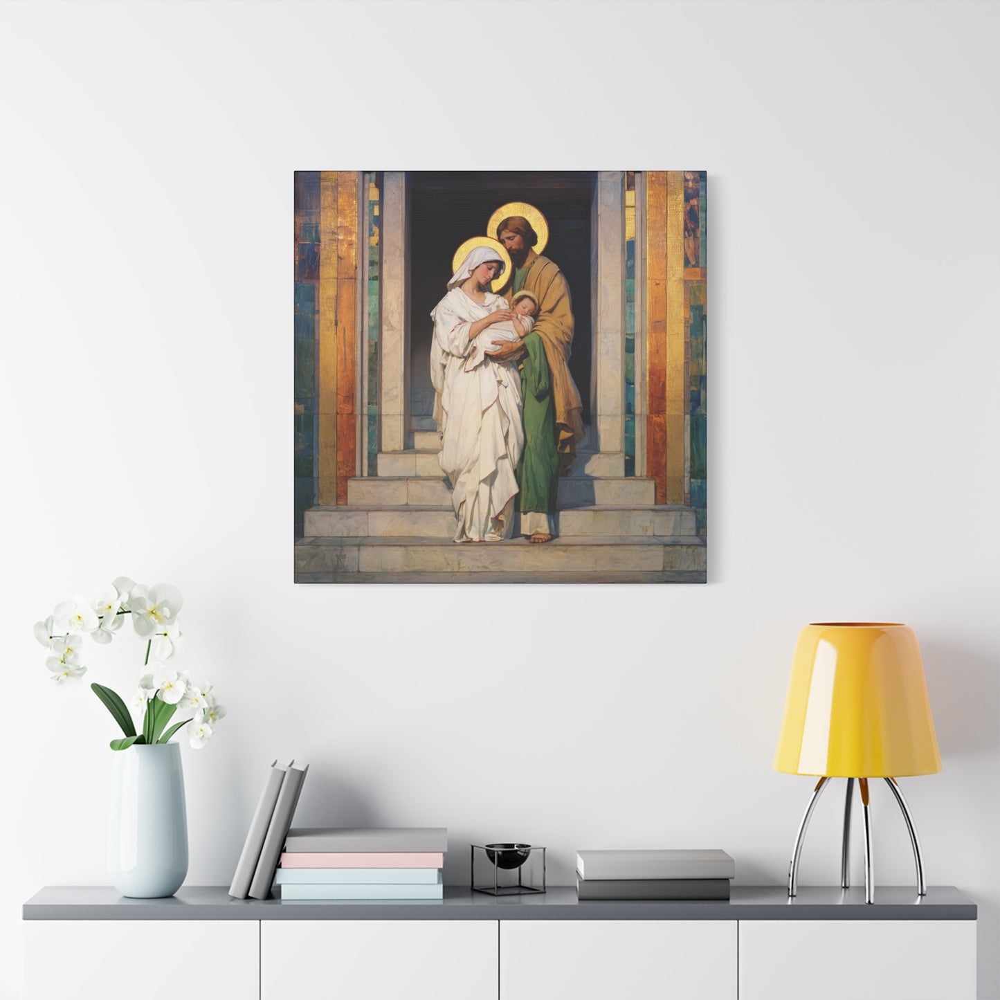 The Feast of the Presentation of the Lord - Holy Family - Gallery Wrapped Canvas - Print - Religious Art for your Home - Catholic art print - prayer room art