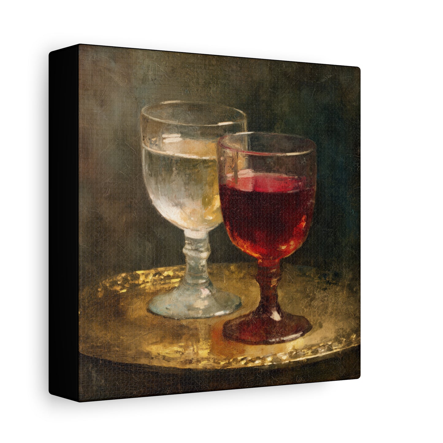 Cana and the Miracle of Abundance - Water into Wine - Gallery Wrapped Canvas - Print - Religious Art for your Home - Catholic Art Print