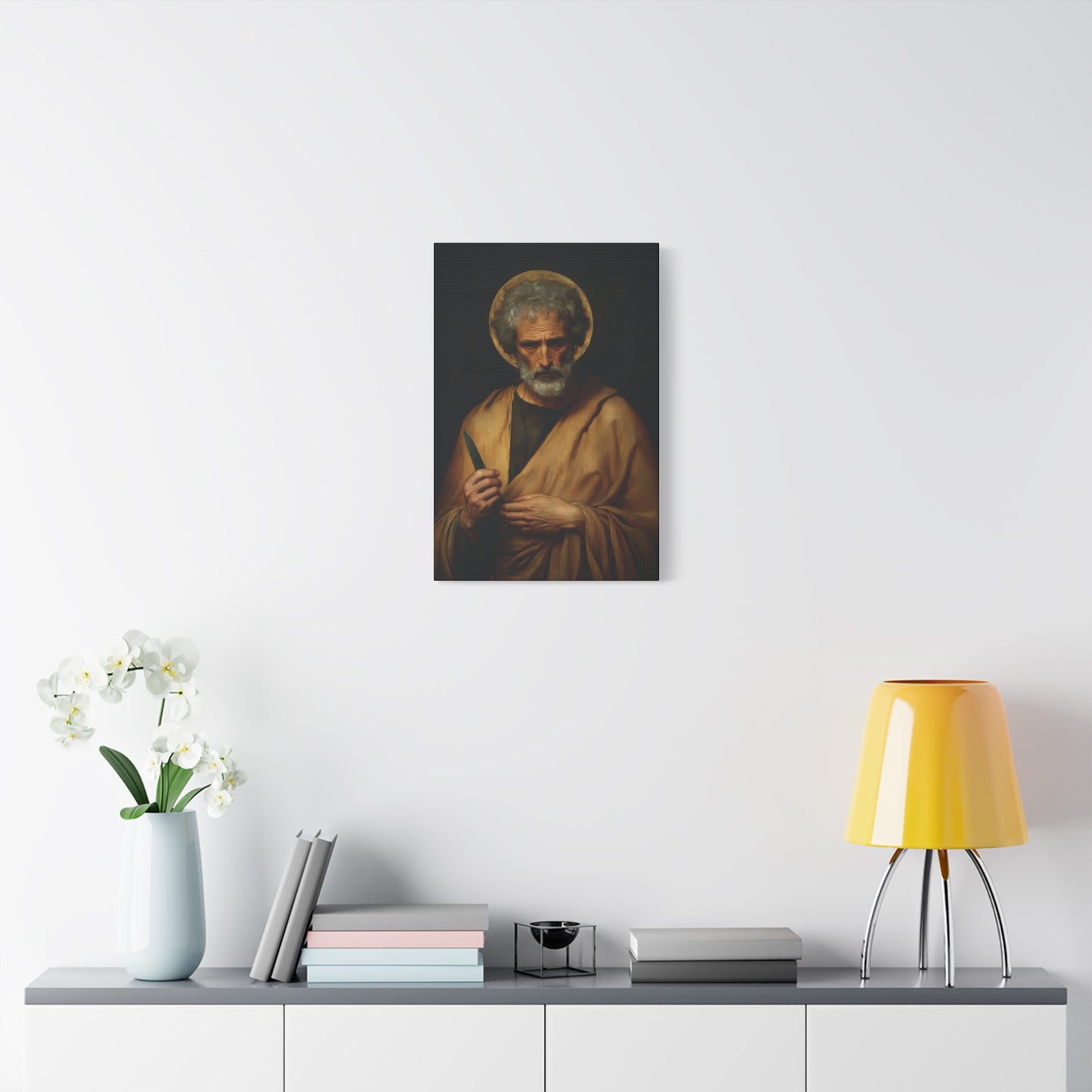Saint Bartholomew the Apostle  - Gallery Wrapped Canvas - Print - Religious Art for your Home - Catholic