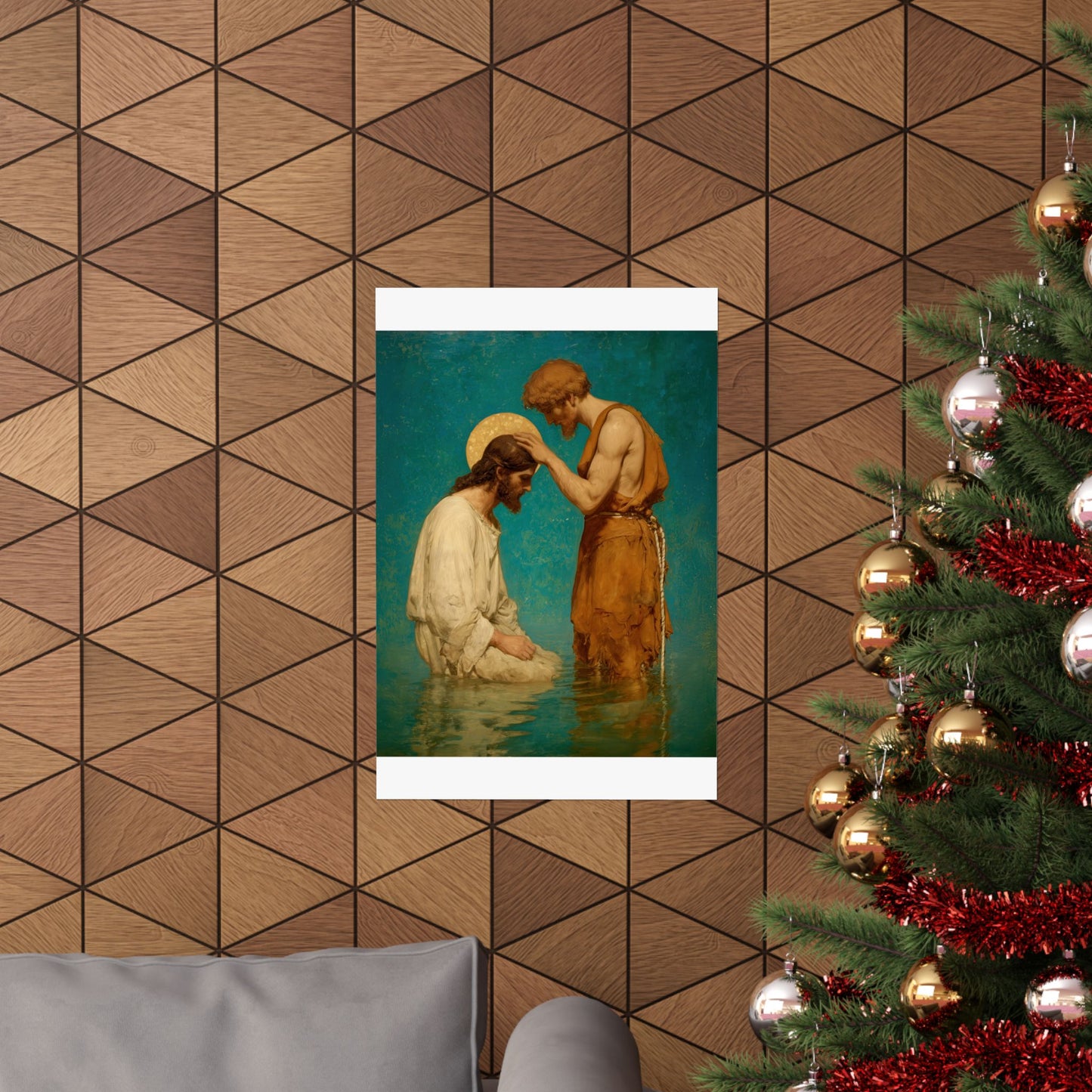 Saint John the Baptist, The Prophet and the Promise - Sanctified Souls Print - Multiple Sizes - Premium Matte Vertical Posters