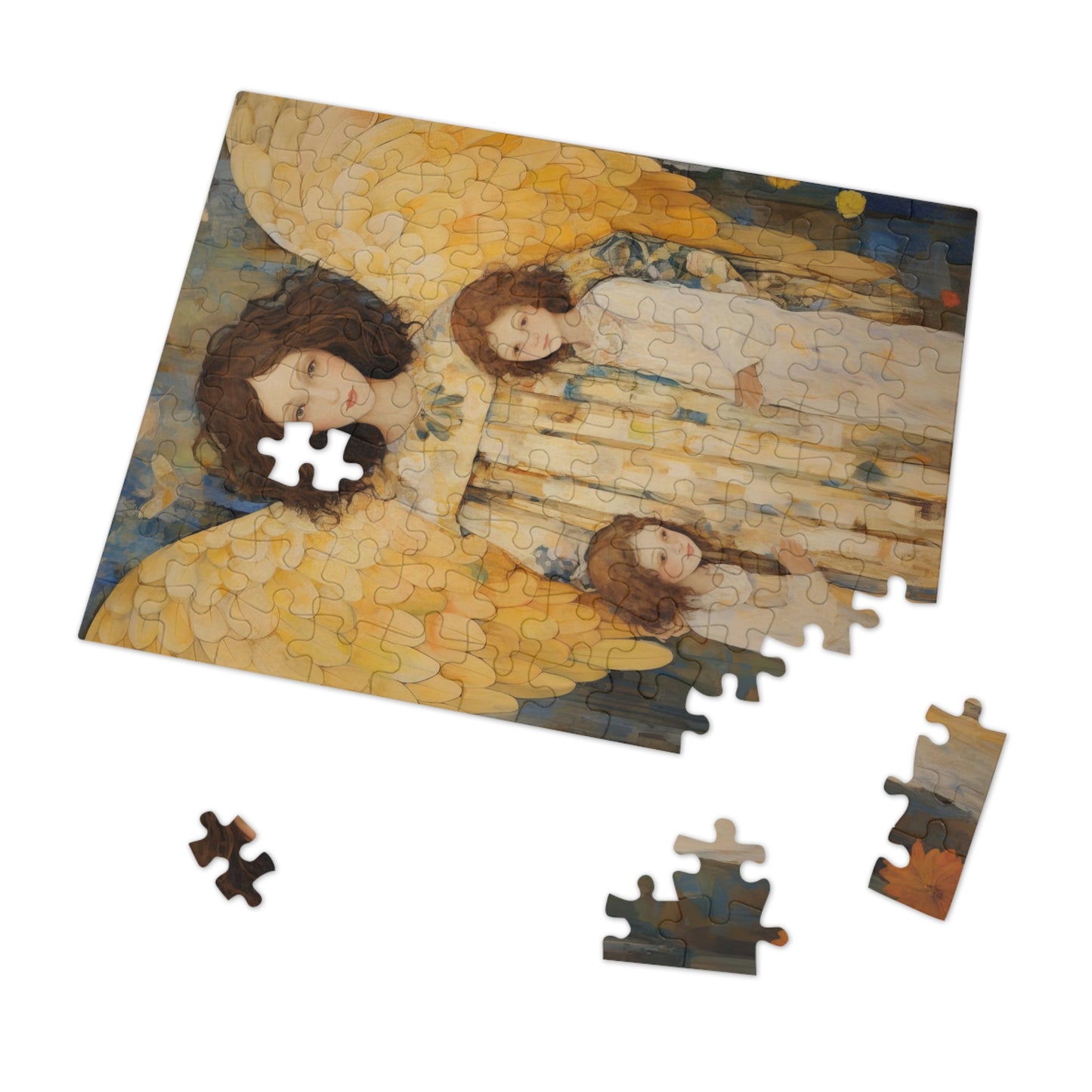 Embrace of the Guardian - Puzzle and Keepsake Tin - Religious Jigsaw Puzzle (30, 110, 252, 500,1000-Piece) - Religious Puzzle