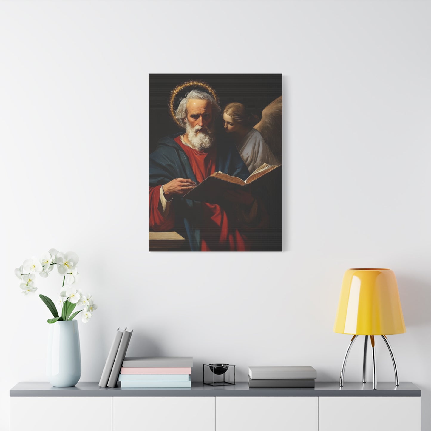 Saint Matthew the Apostle - Gallery Wrapped Canvas - Print - Religious Art for your Home - Catholic