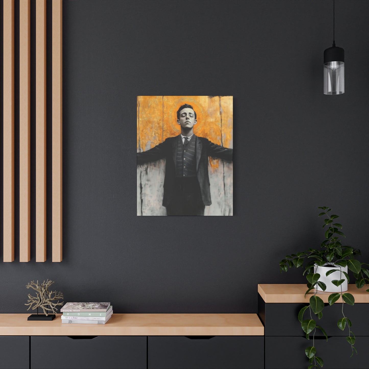 Blessed Miguel Pro- Gallery Wrapped Canvas - Print - Religious Art for your Home - Catholic Saint Art Print - Home Decor - Catholic Art
