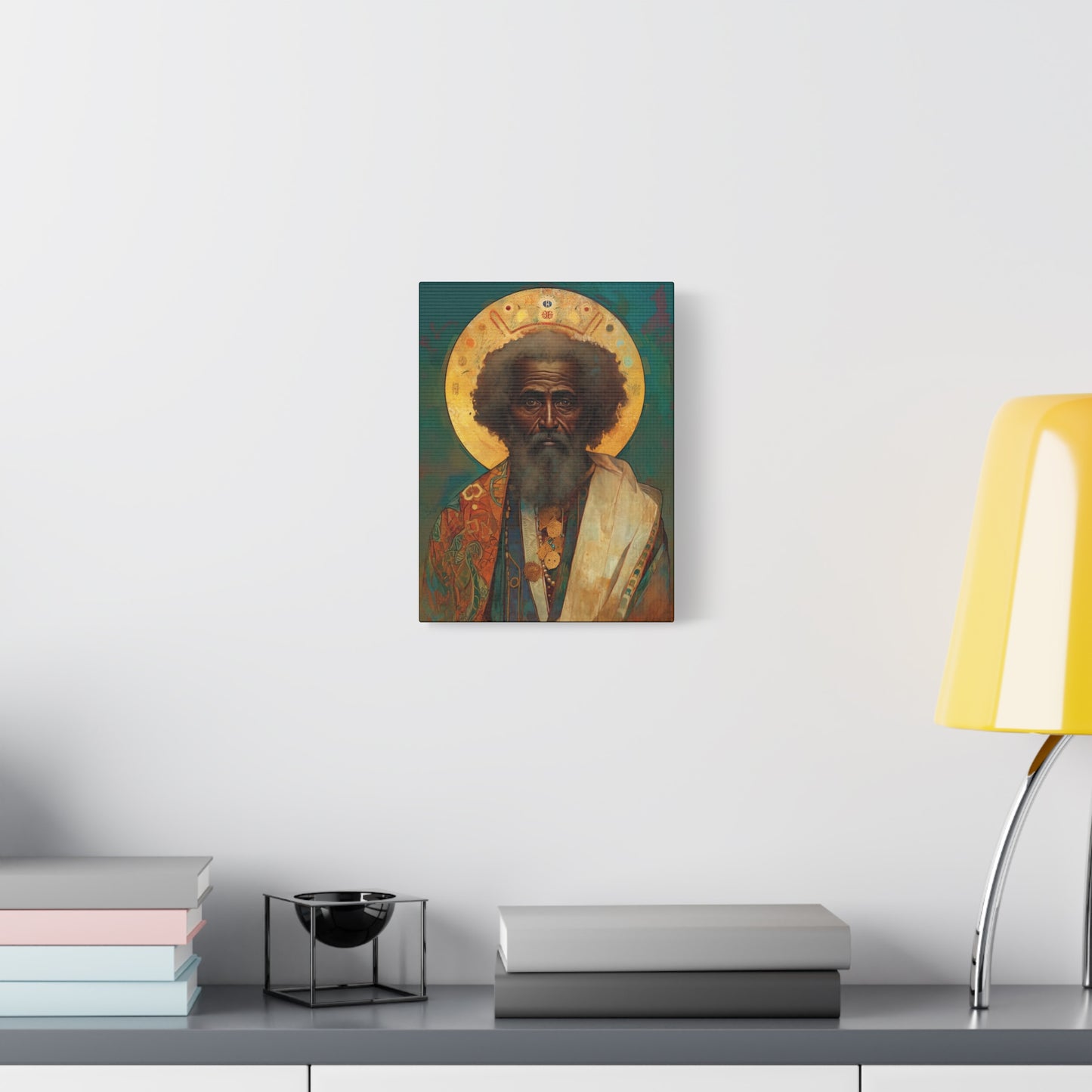 Saint Moses - Museum Wrapped Canvas - Sanctified Souls Print - Religious Art for your Home