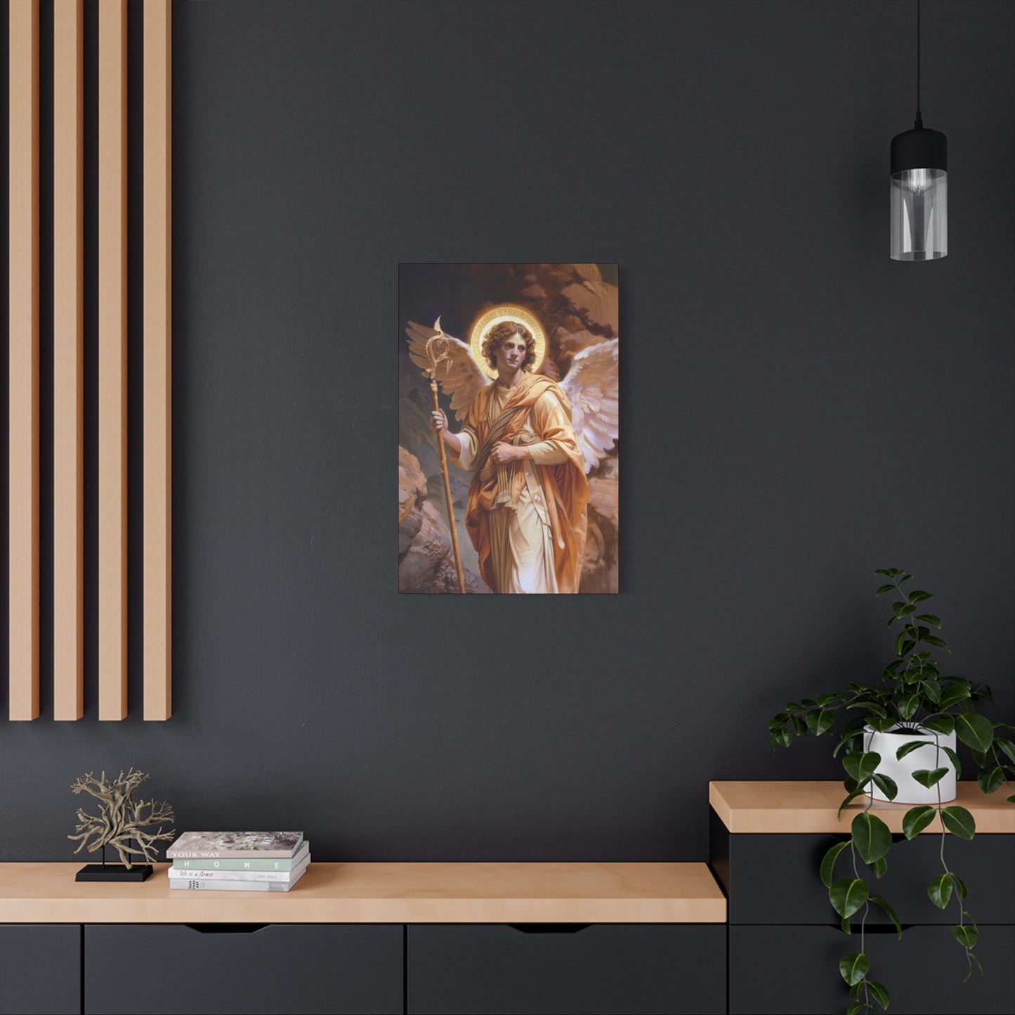 Saint Raphael the Archangel - Gallery Wrapped Canvas - Print - Religious Art for your Home - Catholic