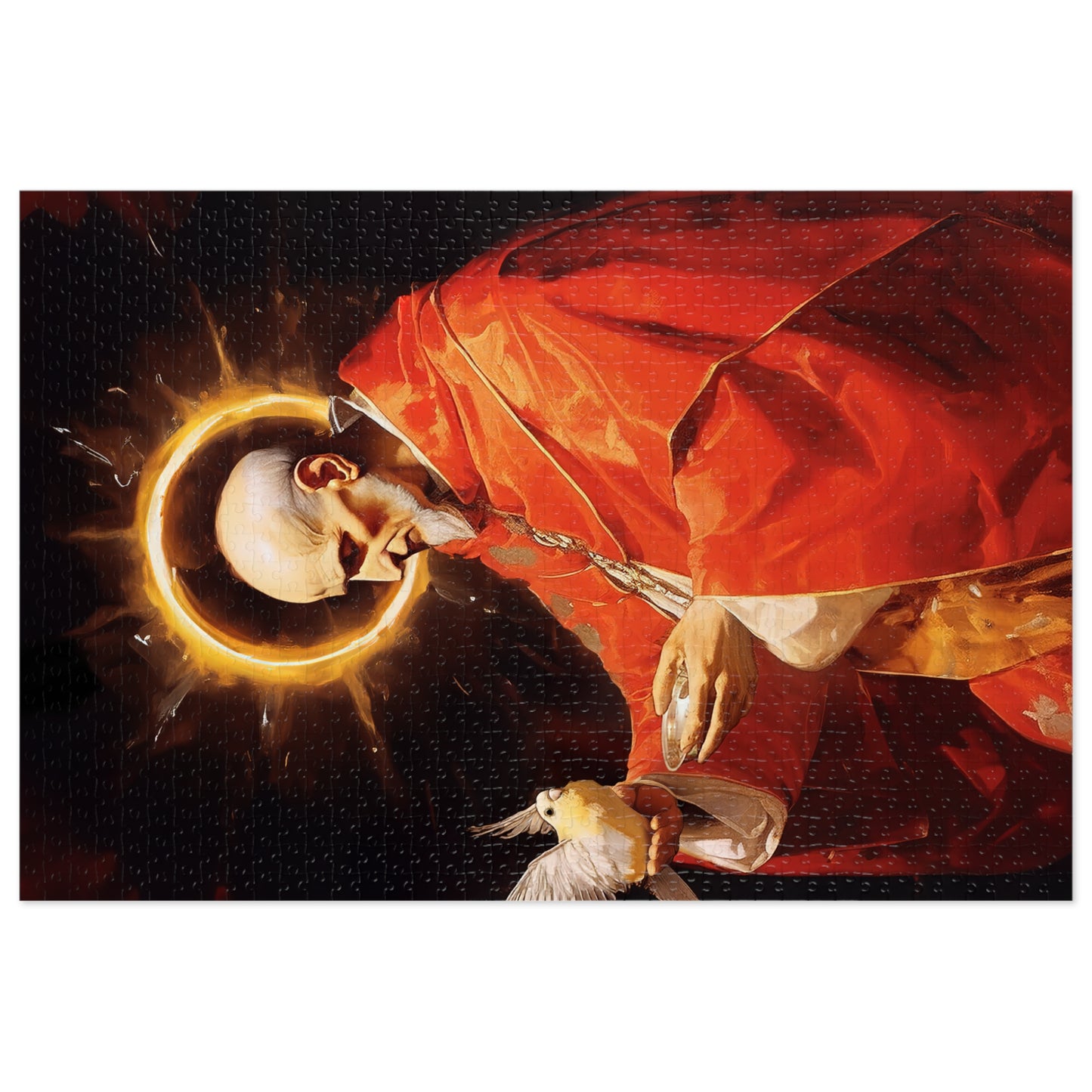 Saint Pope Gregory - Puzzle and Keepsake Tin - Religious Jigsaw Puzzle (30, 110, 252, 500,1000-Piece) - Religious Puzzle