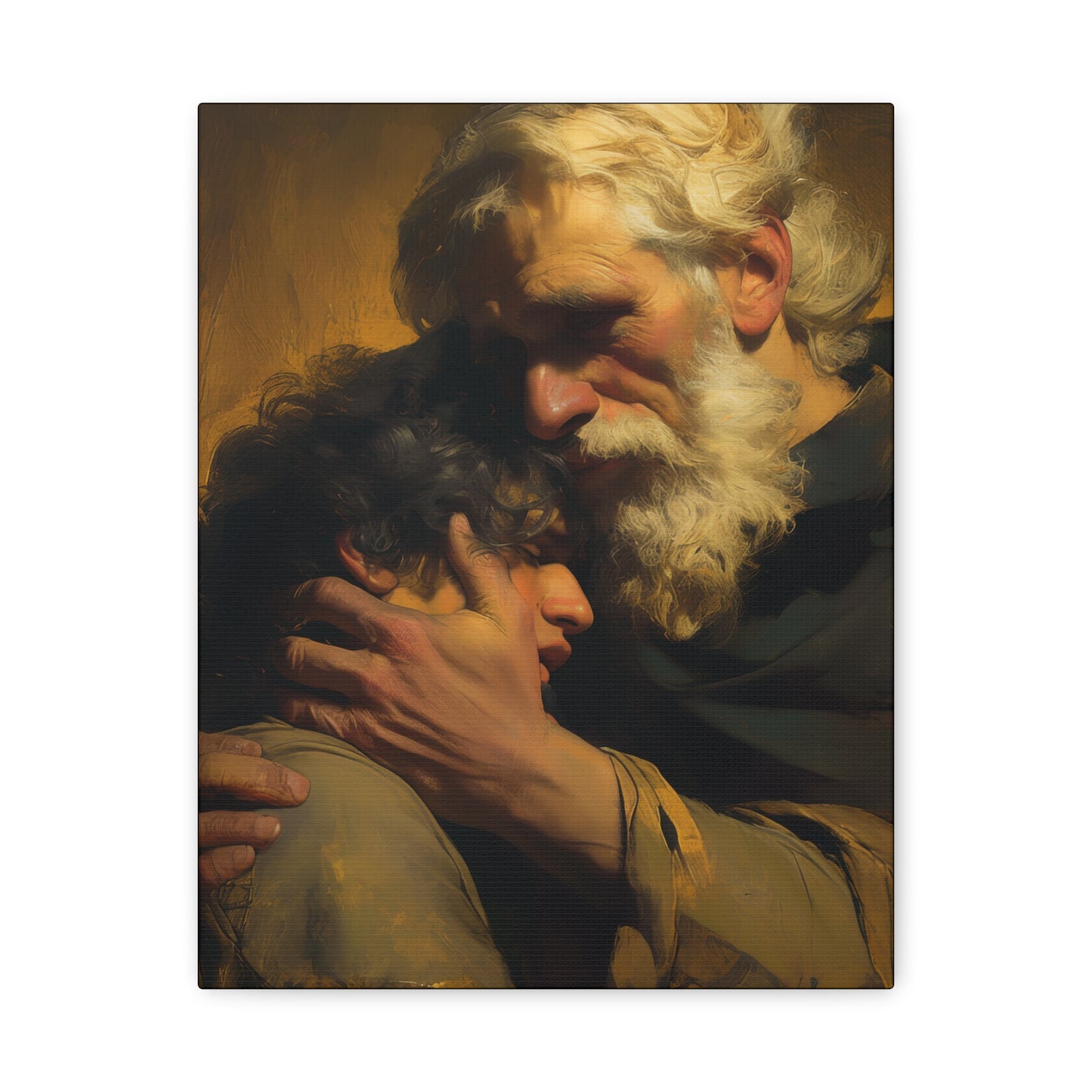 The Return of the Prodigal Son - Gallery Wrapped Canvas - Print - Religious Art for your Home - Catholic Art Print