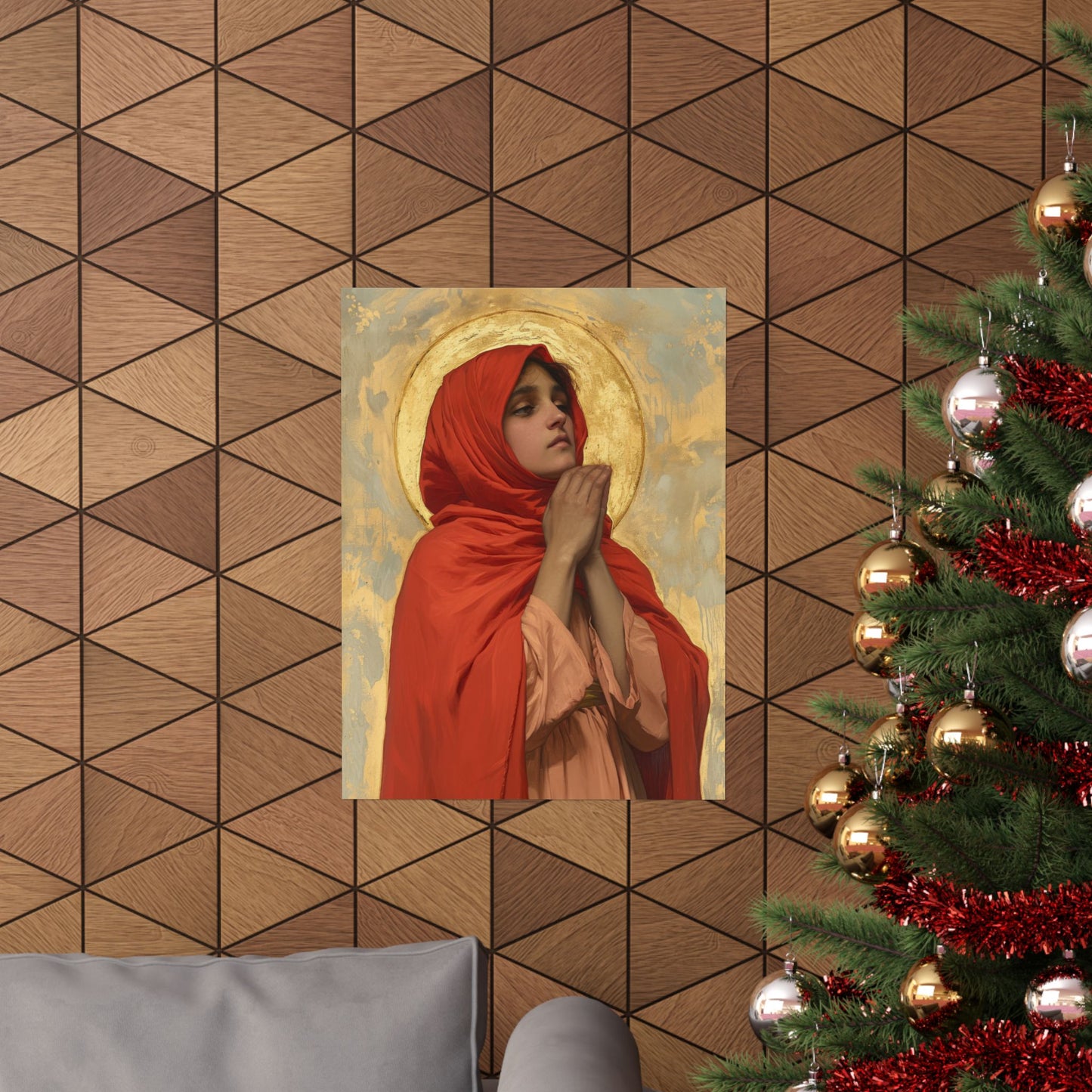 Saint Laura of Cordoba - Sanctified Souls Print - Multiple Sizes - Premium Posters - Catholic Art - Christian Home Decor Art