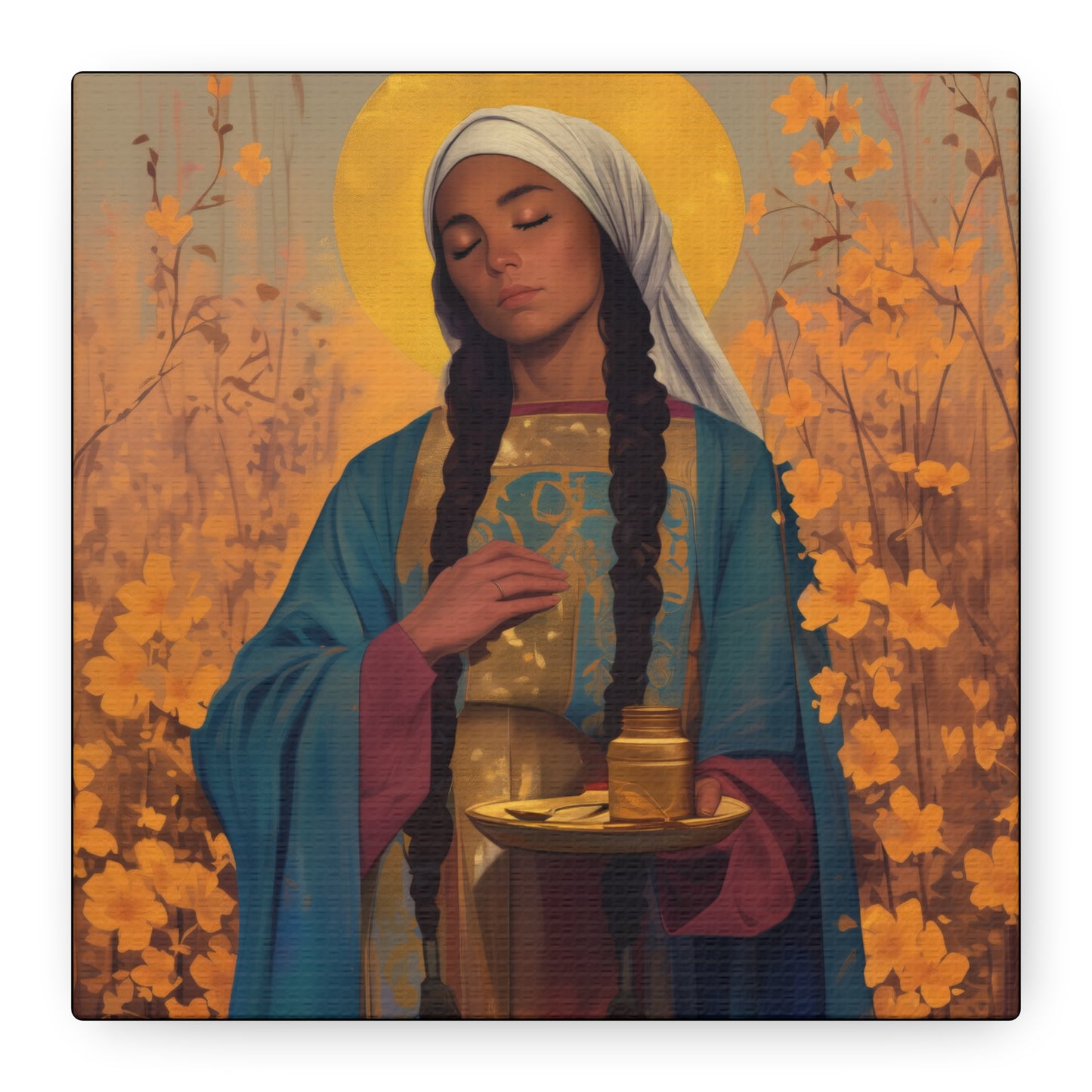 Saint Hermione of Ephesus - Gallery Wrapped Canvas - Print - Religious Art for your Home - Catholic Art Print
