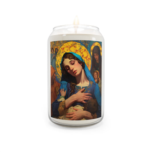Mary - Mother of all mothers - Scented Prayer Candle, 13.75oz -  Candle - Catholic Art - prayer room Scented Candle - Virgin Mary Holy Art