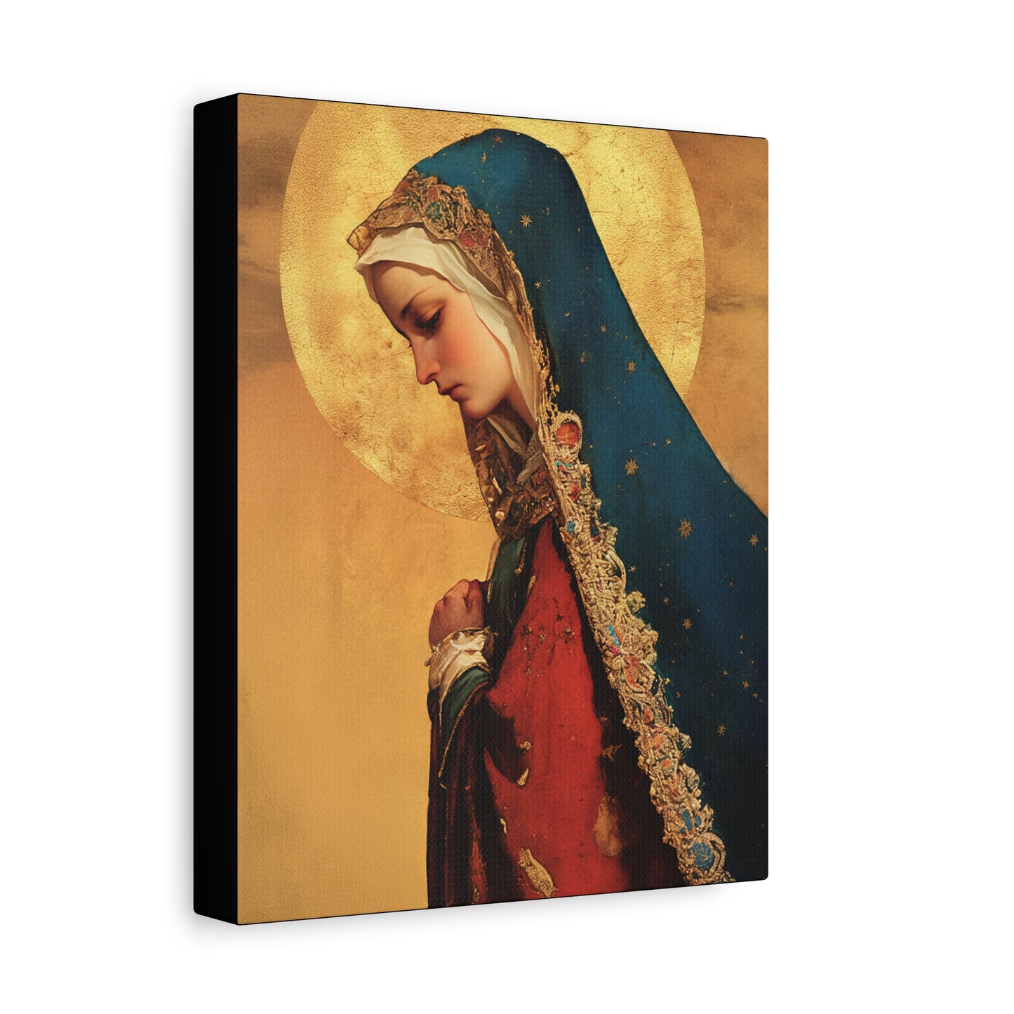 Our Lady of Mercy / Our Lady of Ransom - Multiple Sizes - Catholic Home art - Museum Wrapped Canvas - Sanctified Souls Print - Mother Mary