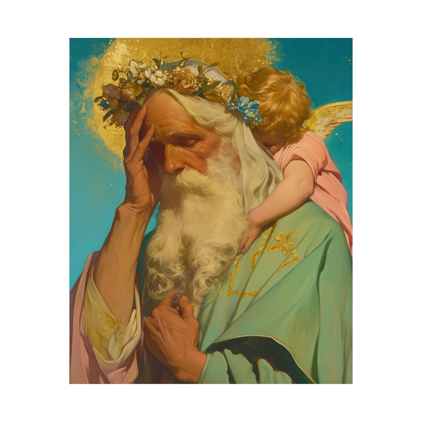 Saint Alexis Falconieri - Sanctified Souls Print - Multiple Sizes - Premium Posters - Catholic Art - Christian Home Decor Artwork