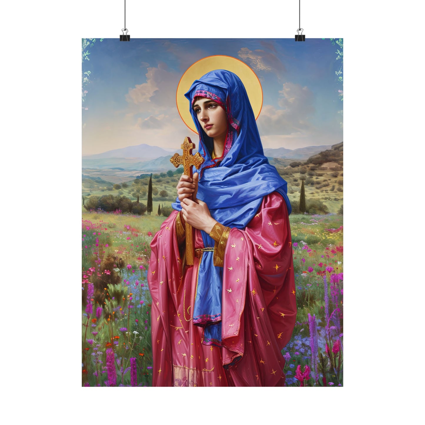 Saint Anysia of Salonika  - Sanctified Souls Print - Multiple Sizes - Premium Matte Vertical Posters