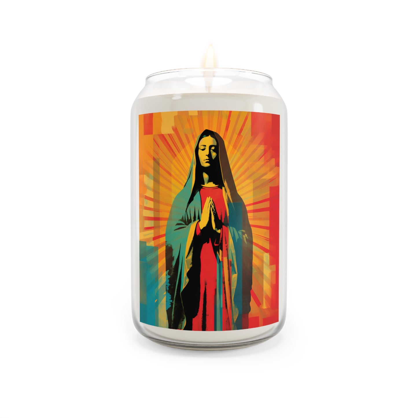 Our Lady of Guadalupe's Radiance  - Scented Prayer Candle, 13.75oz - Tall Size - Religious Prayer Candle - Catholic Art - Religious Gift
