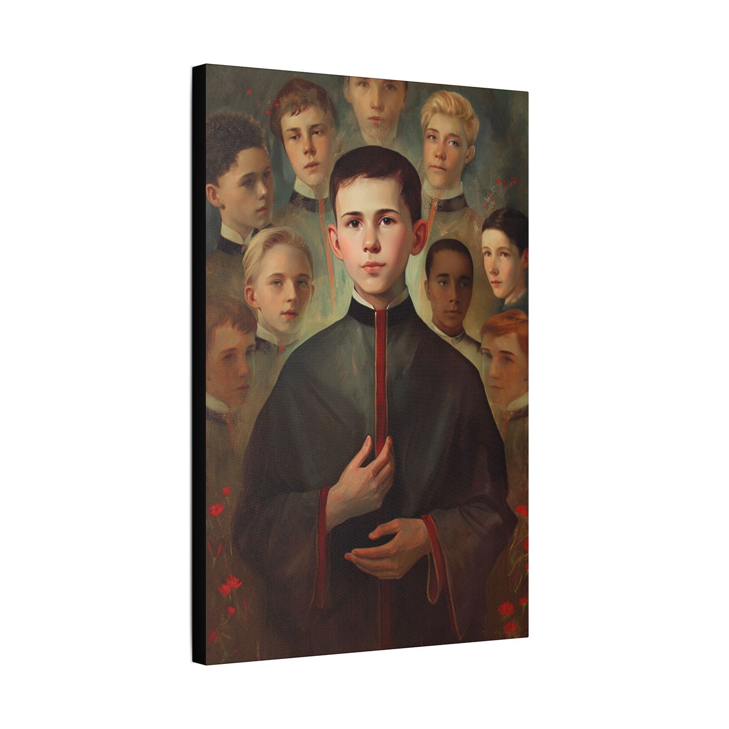 Saint John Berchmans Canvas Print - Multiple Sizes - Catholic Home art - Museum Wrapped Canvas - Sanctified Souls Print