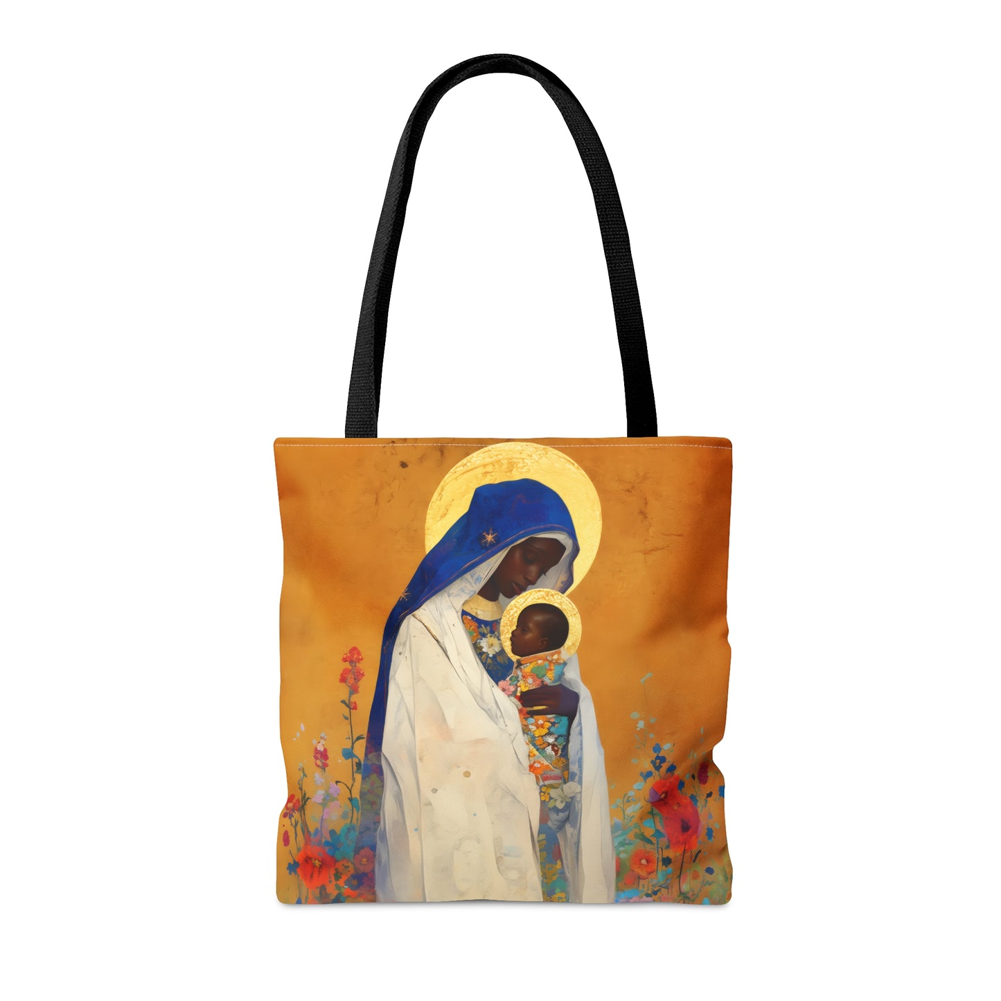 The Divine Embrace- Our Lady of Kibeho's Love Tote Bag - Large Medium Small Faith Art Bag - Catholic Faith Purse - Religious Carry All
