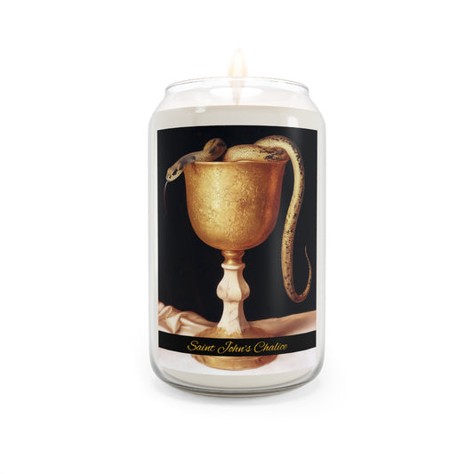 Saint John's Chalice - Scented Prayer Candle, 13.75oz - Tall Size - Religious Prayer Candle - Catholic Saint