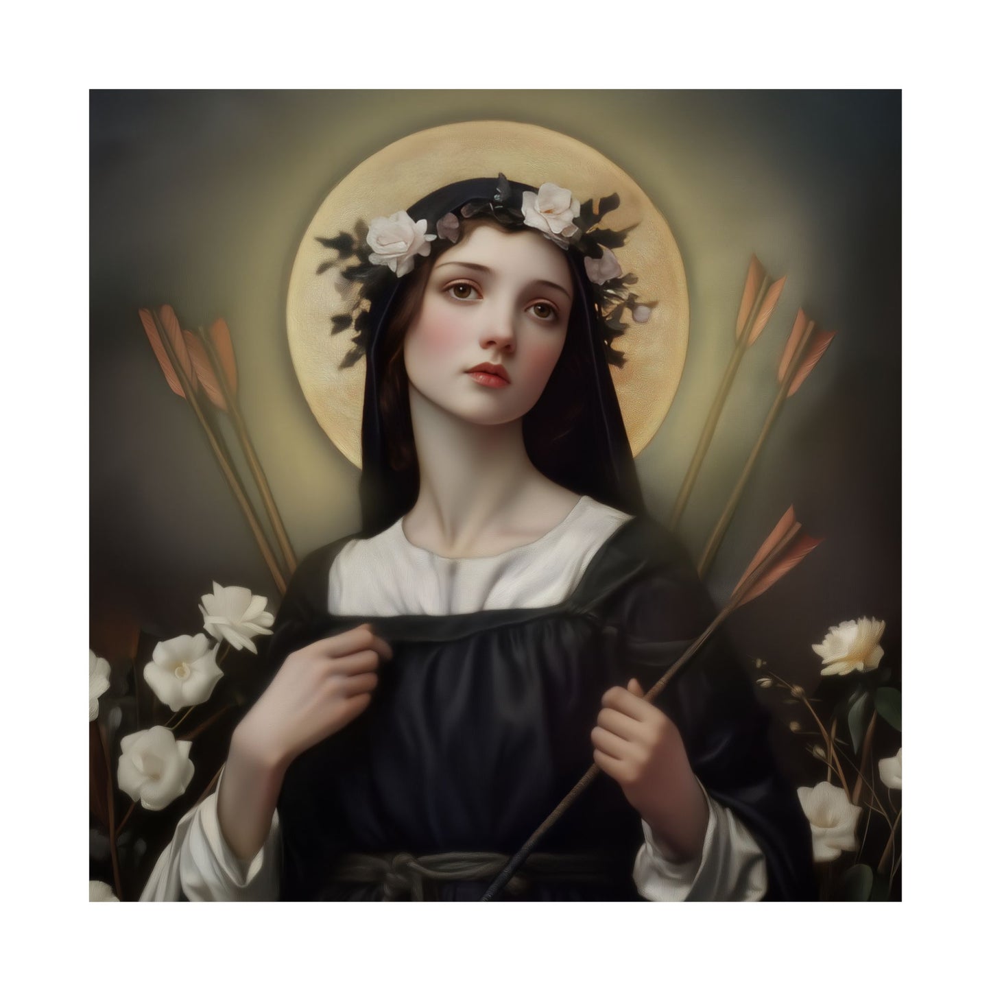 Saint Dorothy of Montau - Sanctified Souls Print - Multiple Sizes - Premium Matte Vertical Posters