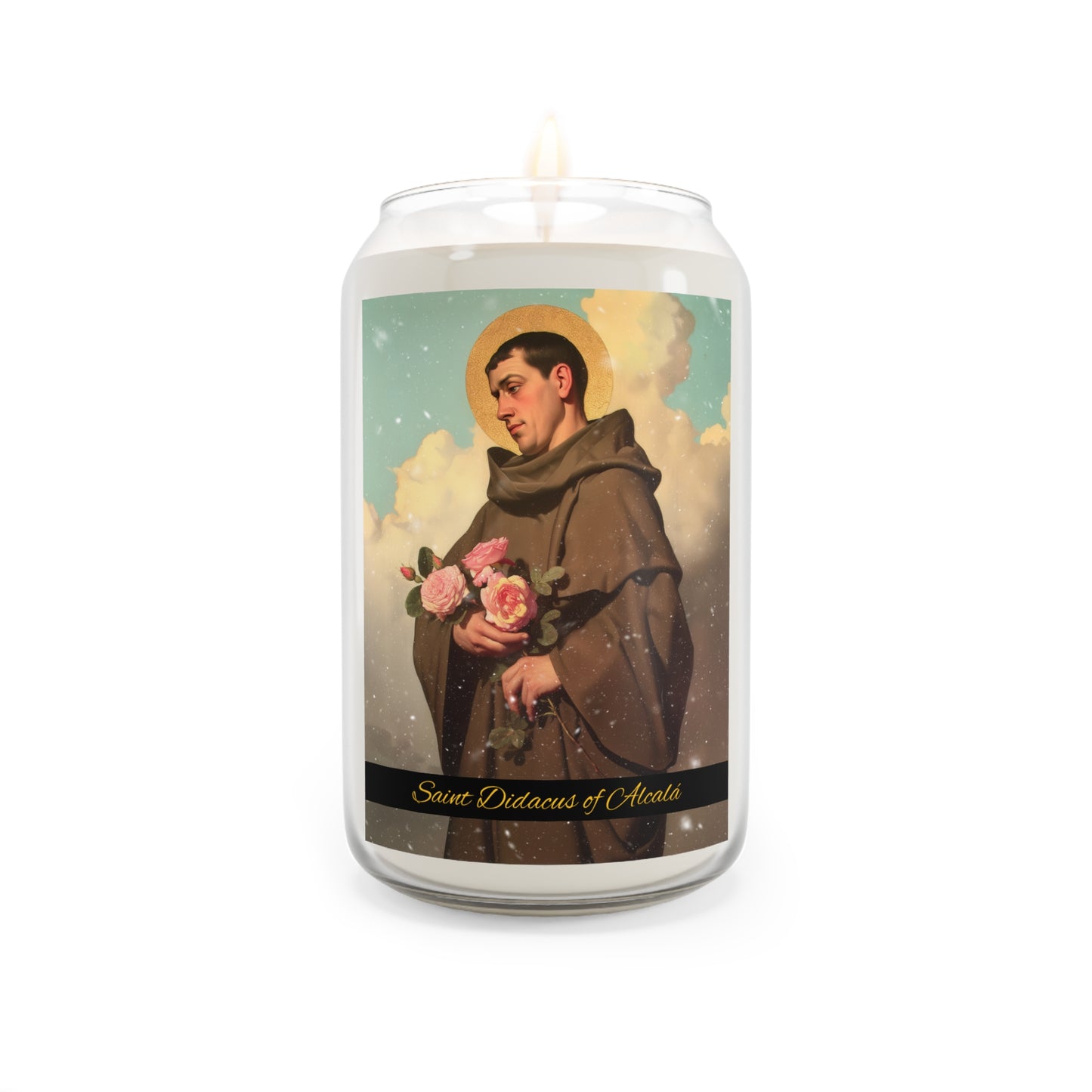 Saint Didacus of Alcala - Scented Prayer Candle, 13.75oz - Tall Size - Religious Prayer Candle