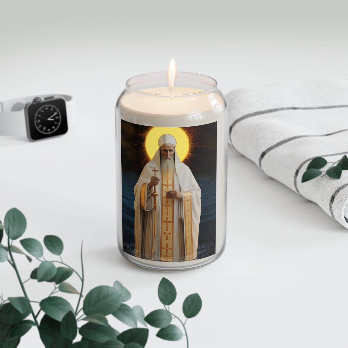 Saint Innocent of Alaska - Scented Prayer Candle, 13.75oz - Tall Size - Religious Prayer Candle - Catholic Art