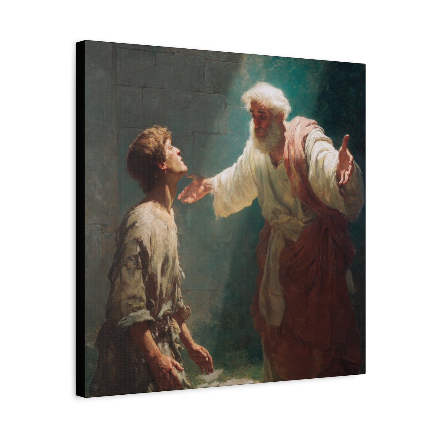 Homecoming of the Prodigal Son - Gallery Wrapped Canvas - Print - Religious Art for your Home - Catholic Art Print