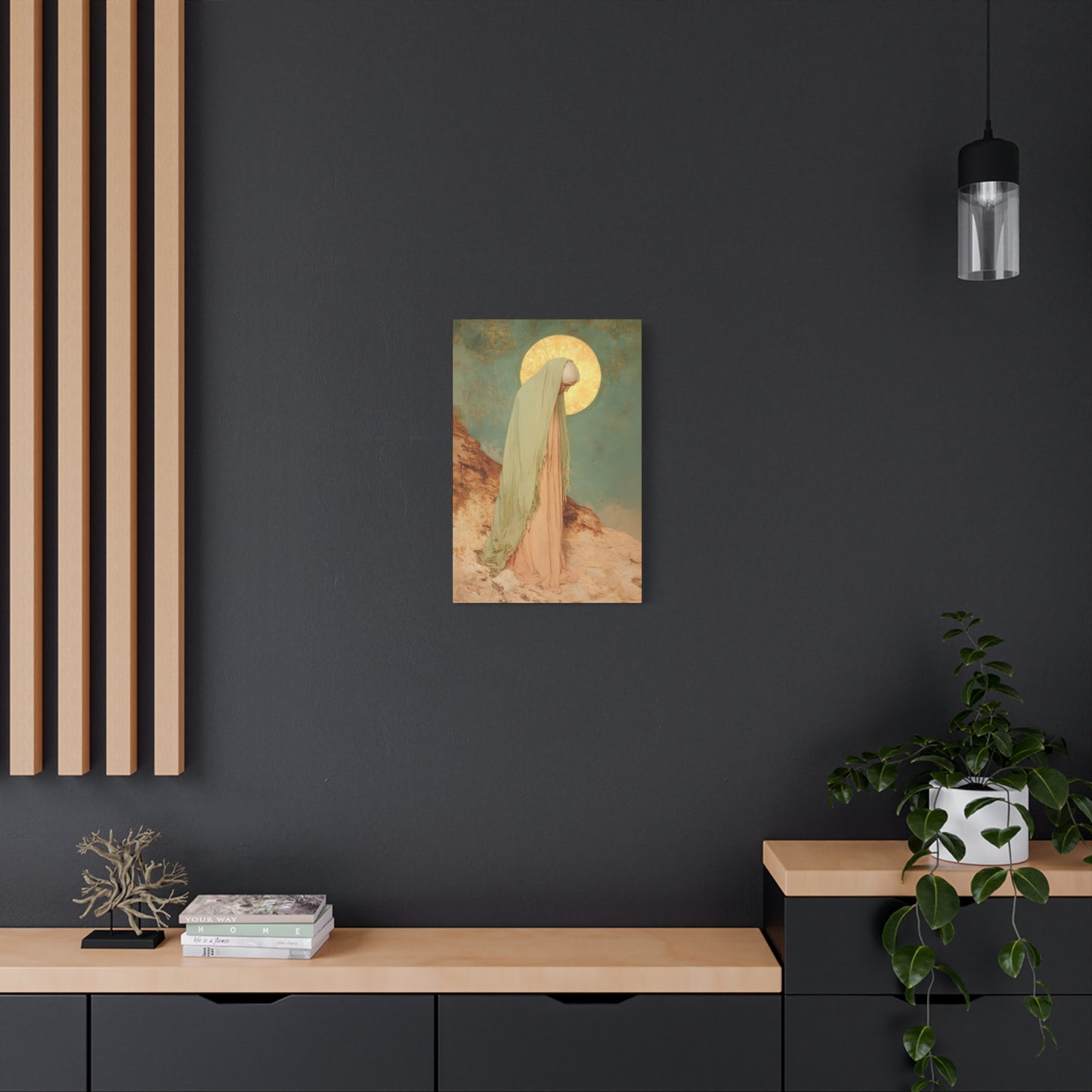 Saint Melania the Elder - Desert Mother - Gallery Wrapped Canvas - Print - Religious Art for your Home - Catholic Art Print