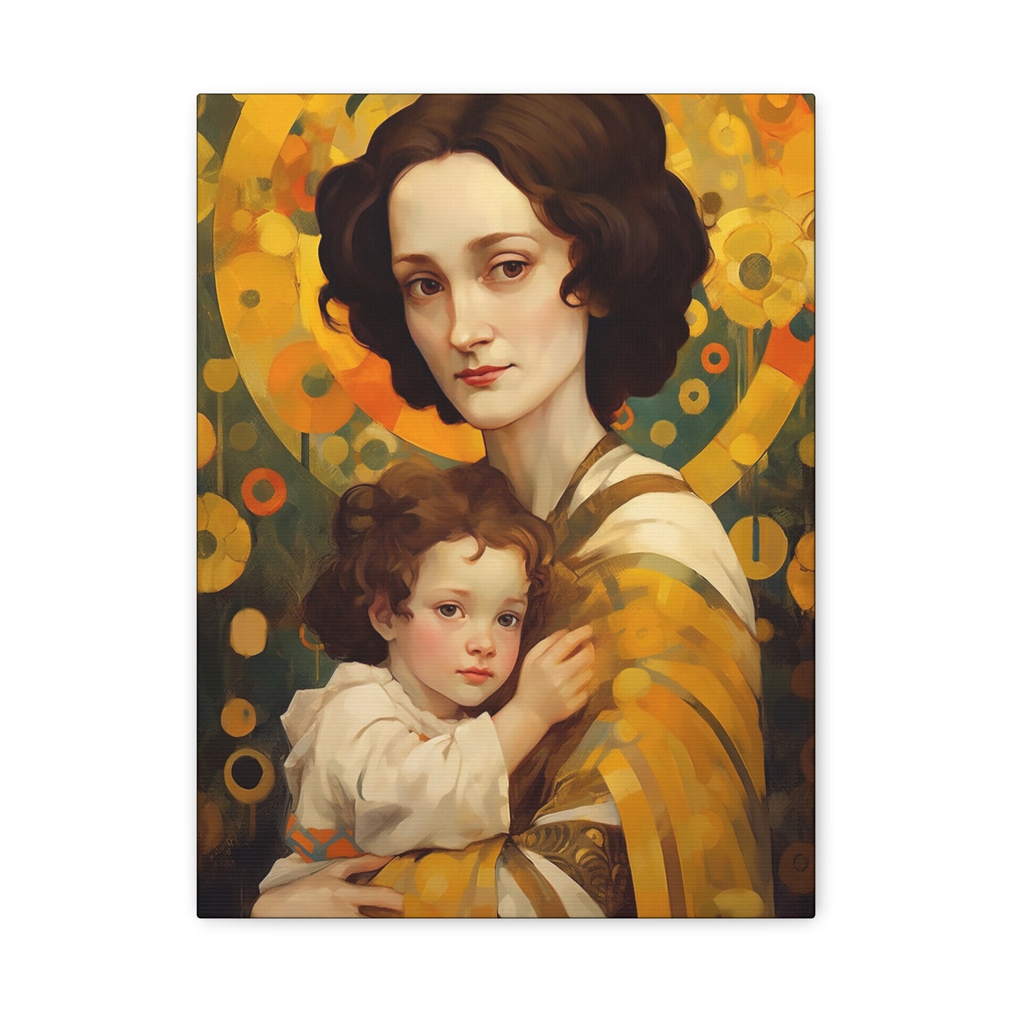 Saint Gianna Beretta Molla  - Gallery Wrapped Canvas - Sanctified Souls Print - Religious Art for your Home