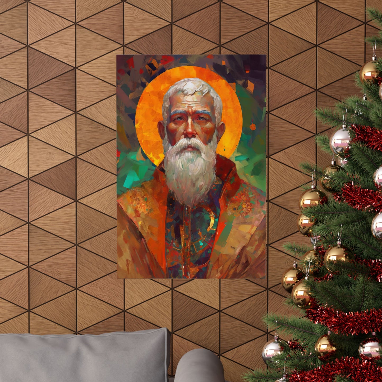 Saint Matthias the Apostle Print - Sanctified Souls Print - Multiple Sizes - Premium Matte Vertical Posters