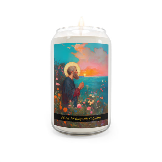 Saint Philip the Apostle - Scented Prayer Candle, 13.75oz - Tall Size - Religious Prayer Candle