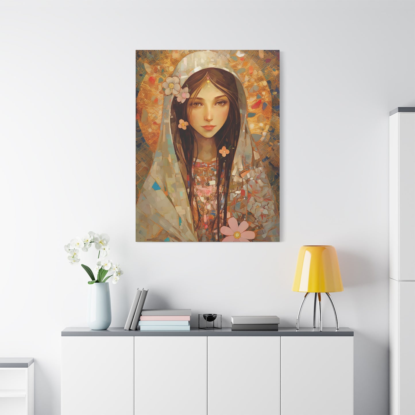 Saint Maria Goretti - Museum Wrapped Canvas - Sanctified Souls Print - Religious Art for your Home