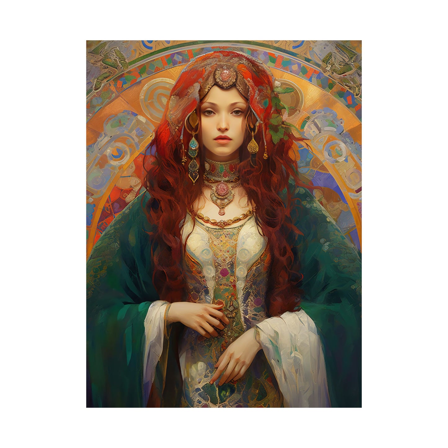 Saint Margaret of Antioch Print - Sanctified Souls Print - Multiple Sizes - Premium Matte Vertical Posters