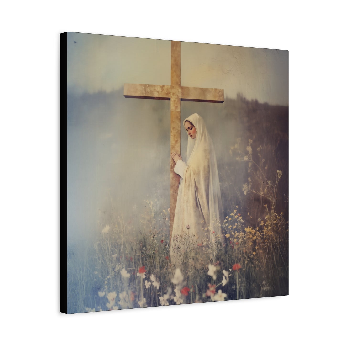 The Feast of the Exaltation of the Holy Cross - Multiple Sizes - Catholic Home art - Museum Wrapped Canvas - Sanctified Souls Print
