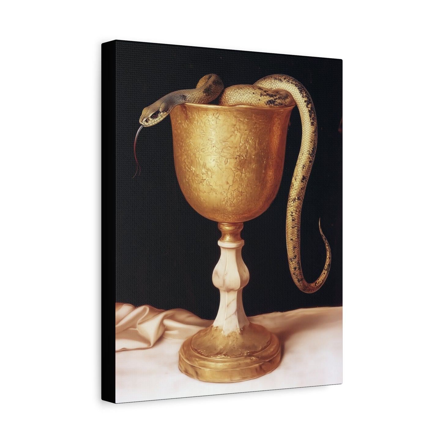 Saint John's Chalice - Gallery Wrapped Canvas - Print - Religious Art for your Home - Catholic