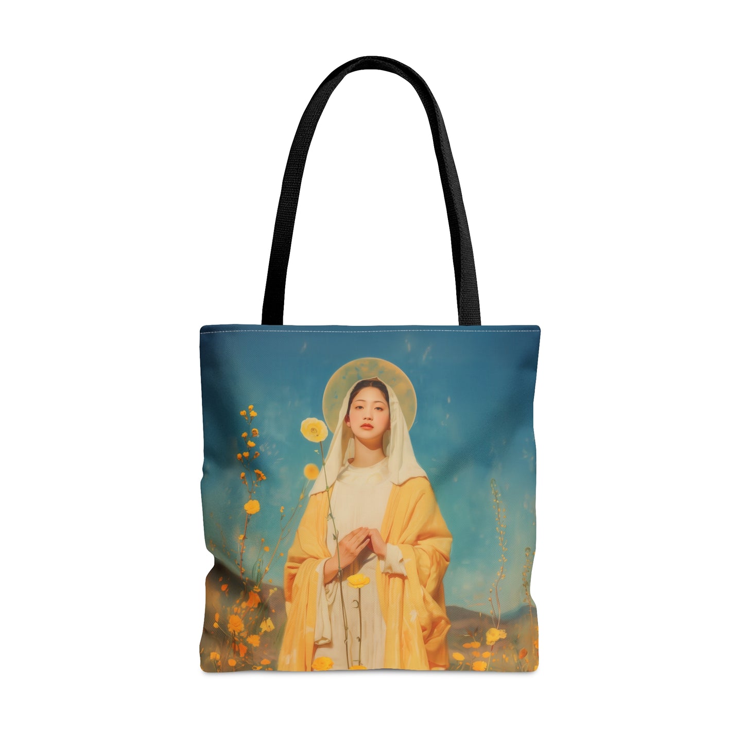 Saint Agatha Lin - Tote Bag - Large Medium Small Faith Art Bag - Catholic Faith Purse