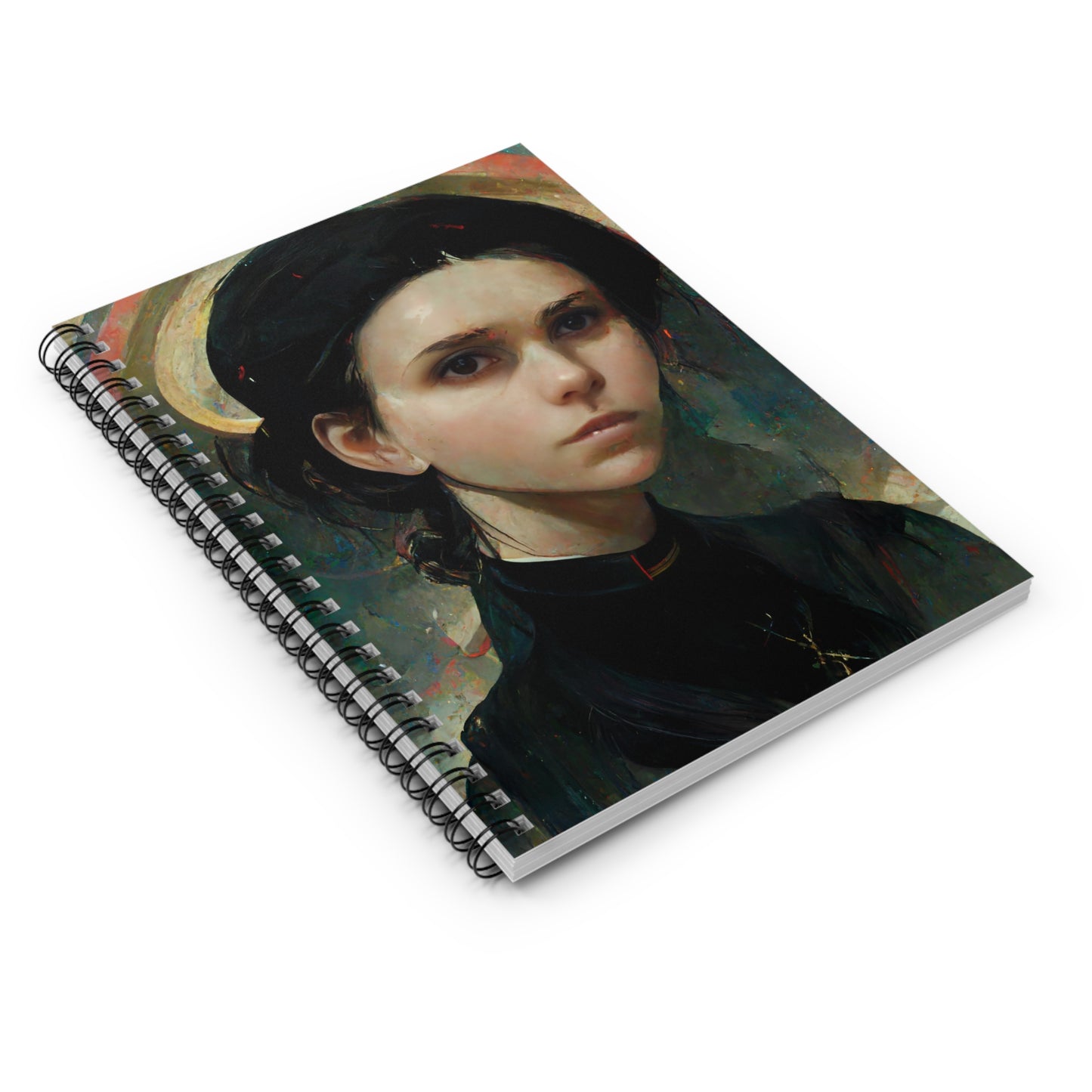 Saint Gemma Galgani Journal - Sanctified Souls Art - Religious Based Notebook - Spiral Notebook - Ruled Line