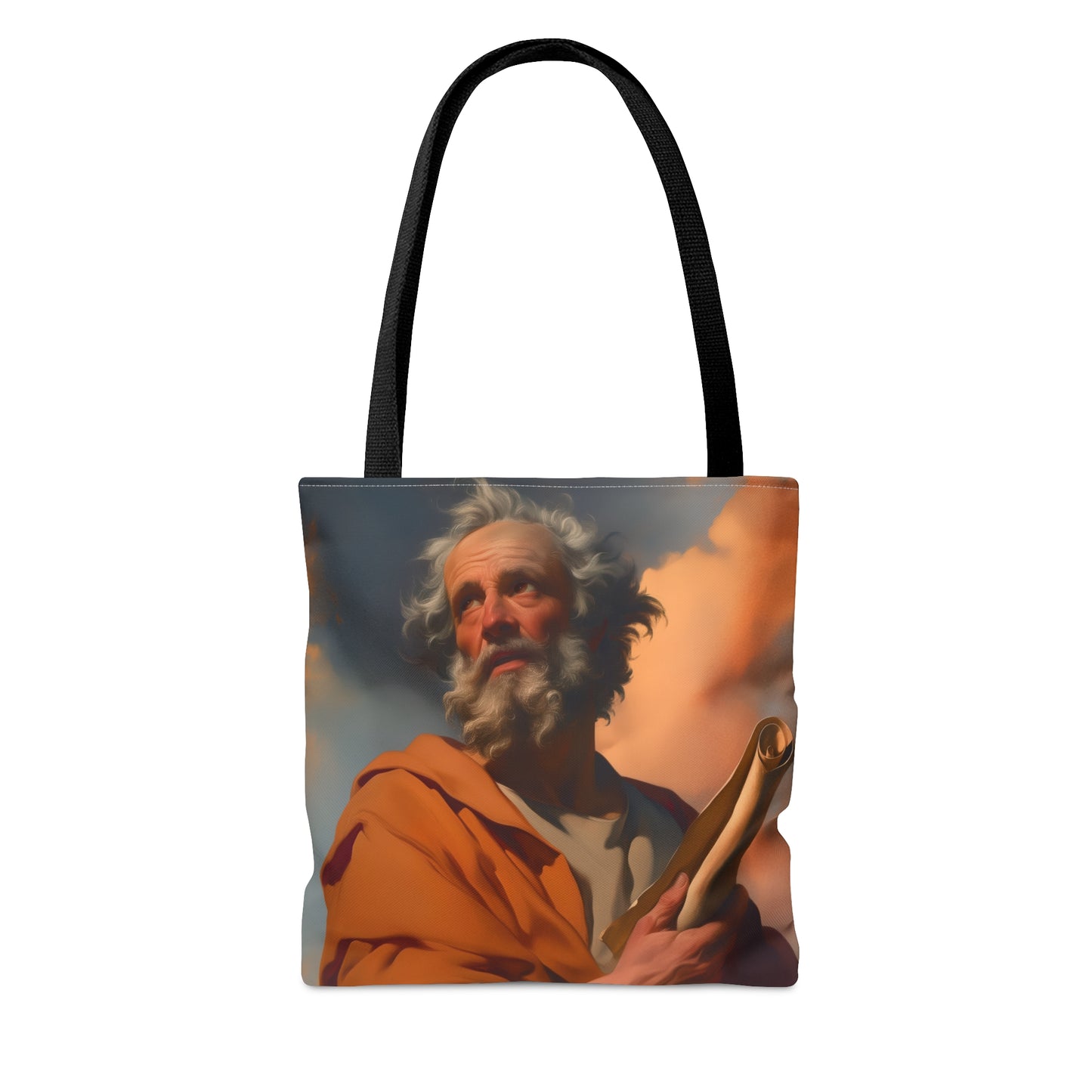 Saint Paul the Apostle Tote Bag - Large Medium Small Faith Art Bag - Catholic Faith Purse - Double Sided