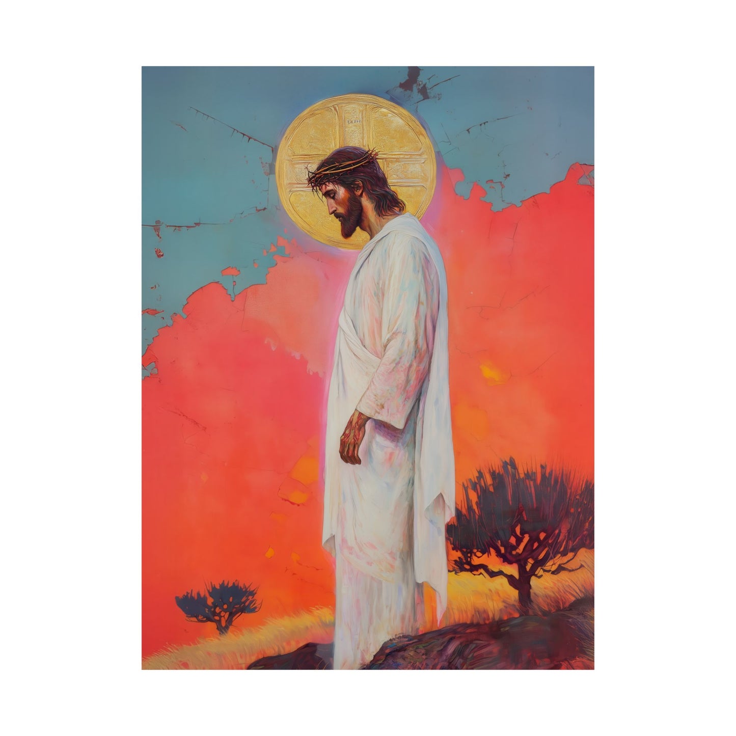 From the Tomb, Eternal Life - Sanctified Souls Print - Multiple Sizes - Premium Matte Vertical Posters - Catholic