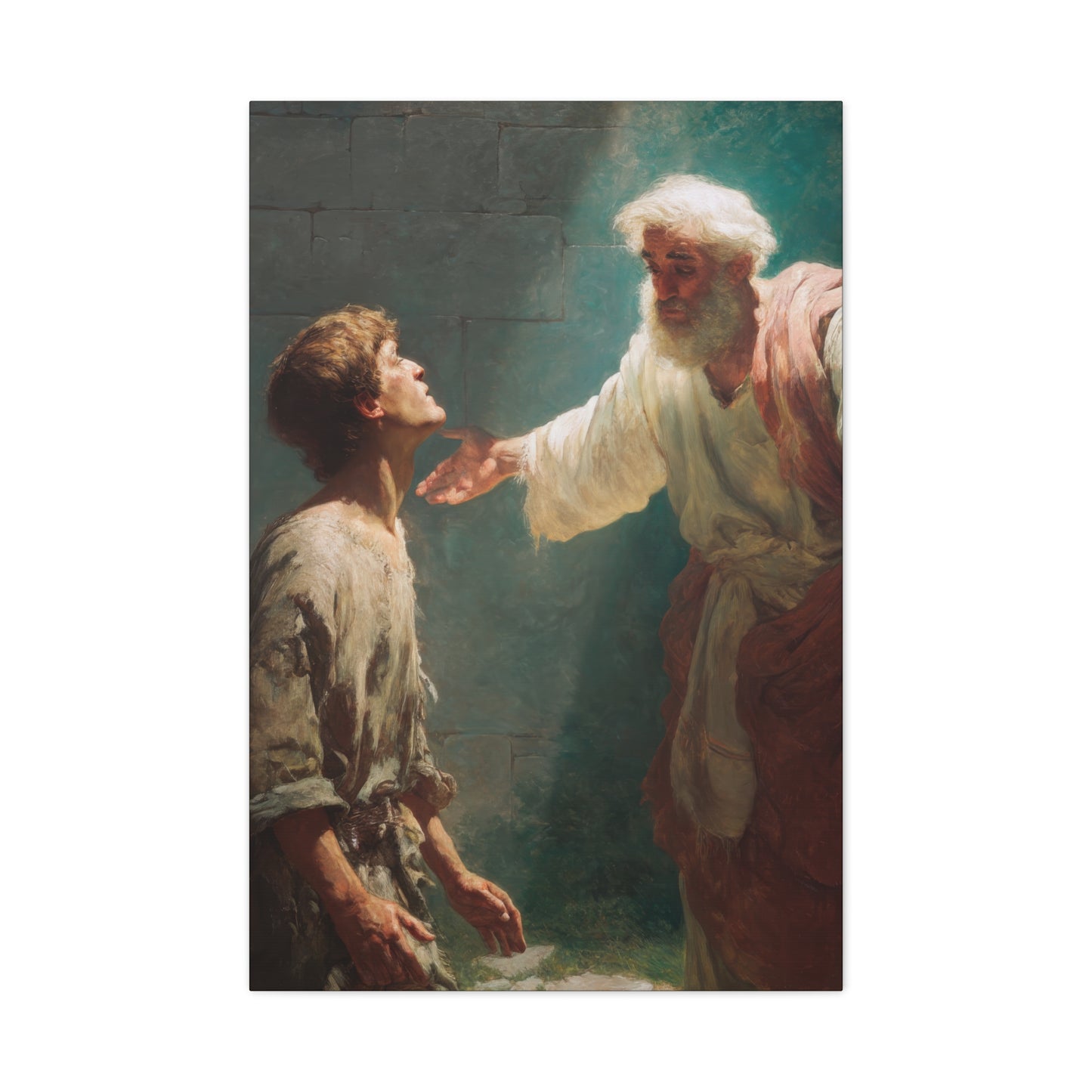 Homecoming of the Prodigal Son - Gallery Wrapped Canvas - Print - Religious Art for your Home - Catholic Art Print